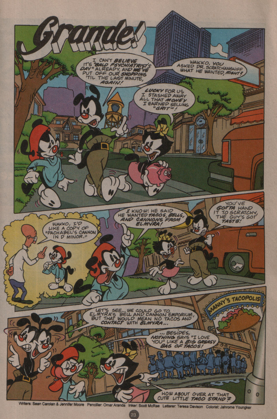 Read online Animaniacs comic -  Issue #20 - 18