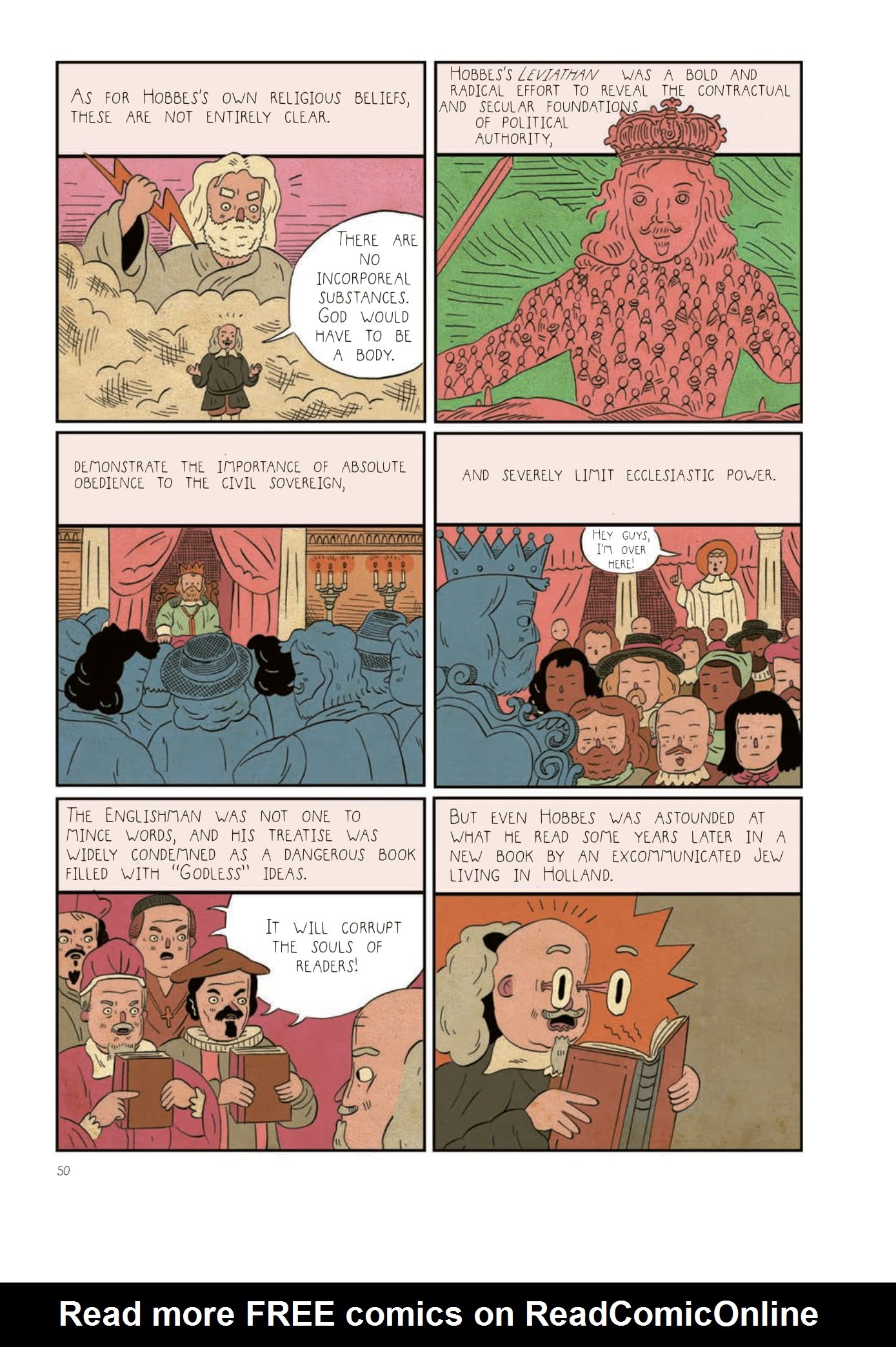 Read online Heretics!: The Wondrous (and Dangerous) Beginnings of Modern Philosophy comic -  Issue # TPB (Part 1) - 51