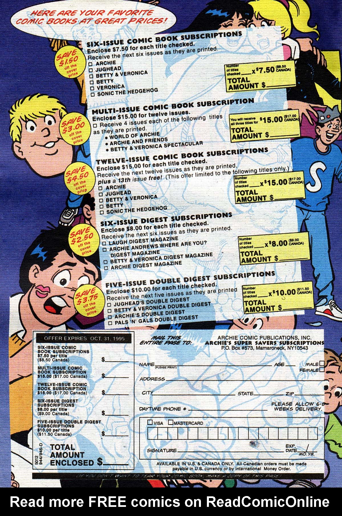 Read online Betty and Veronica Digest Magazine comic -  Issue #54 - 193