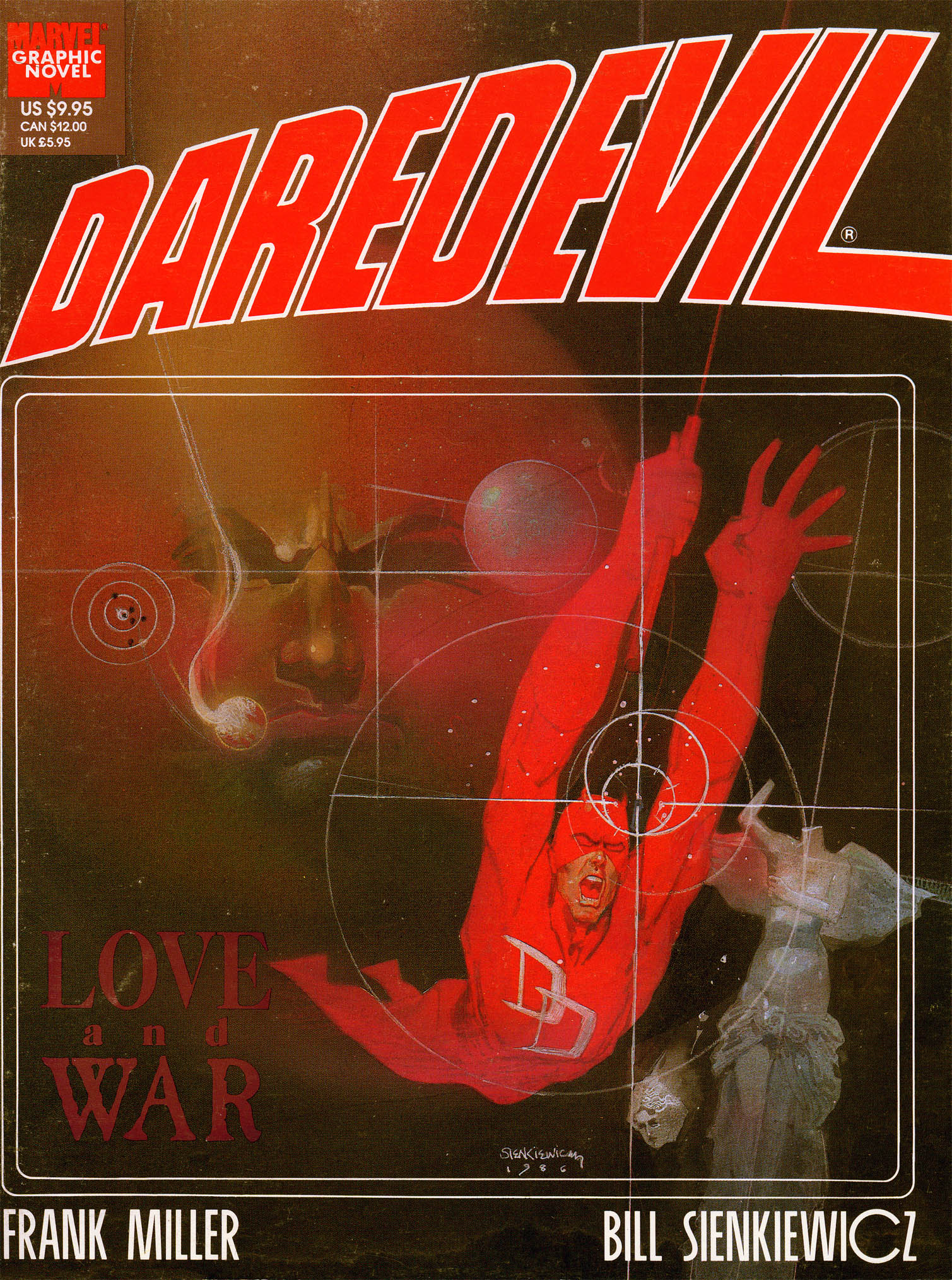 Read online Marvel Graphic Novel comic -  Issue #24 - Daredevil - Love & War - 1