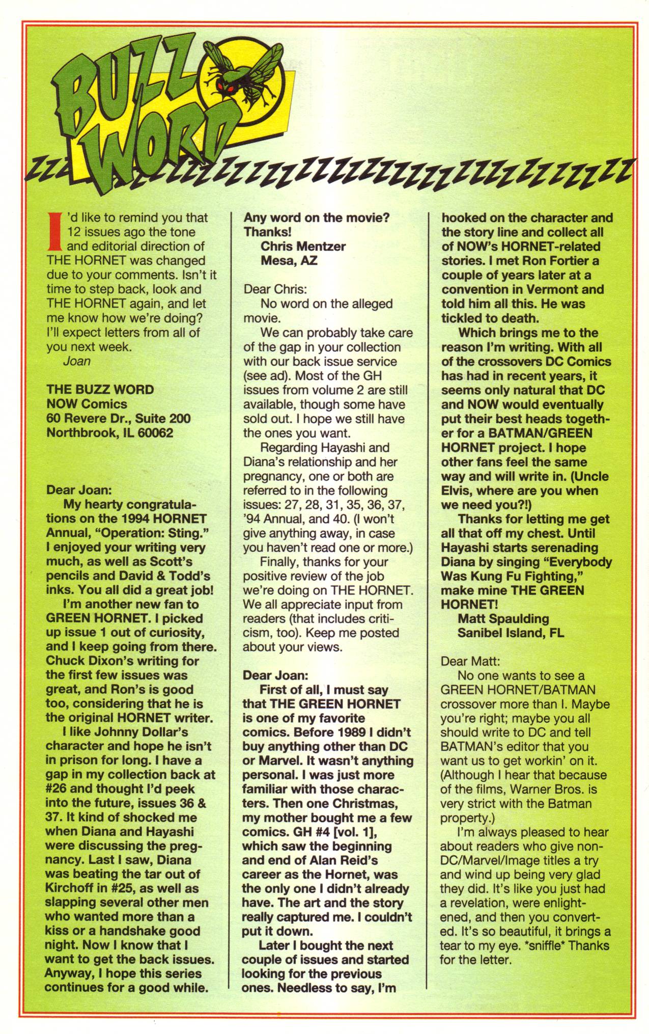 Read online The Green Hornet (1991) comic -  Issue #40 - 27