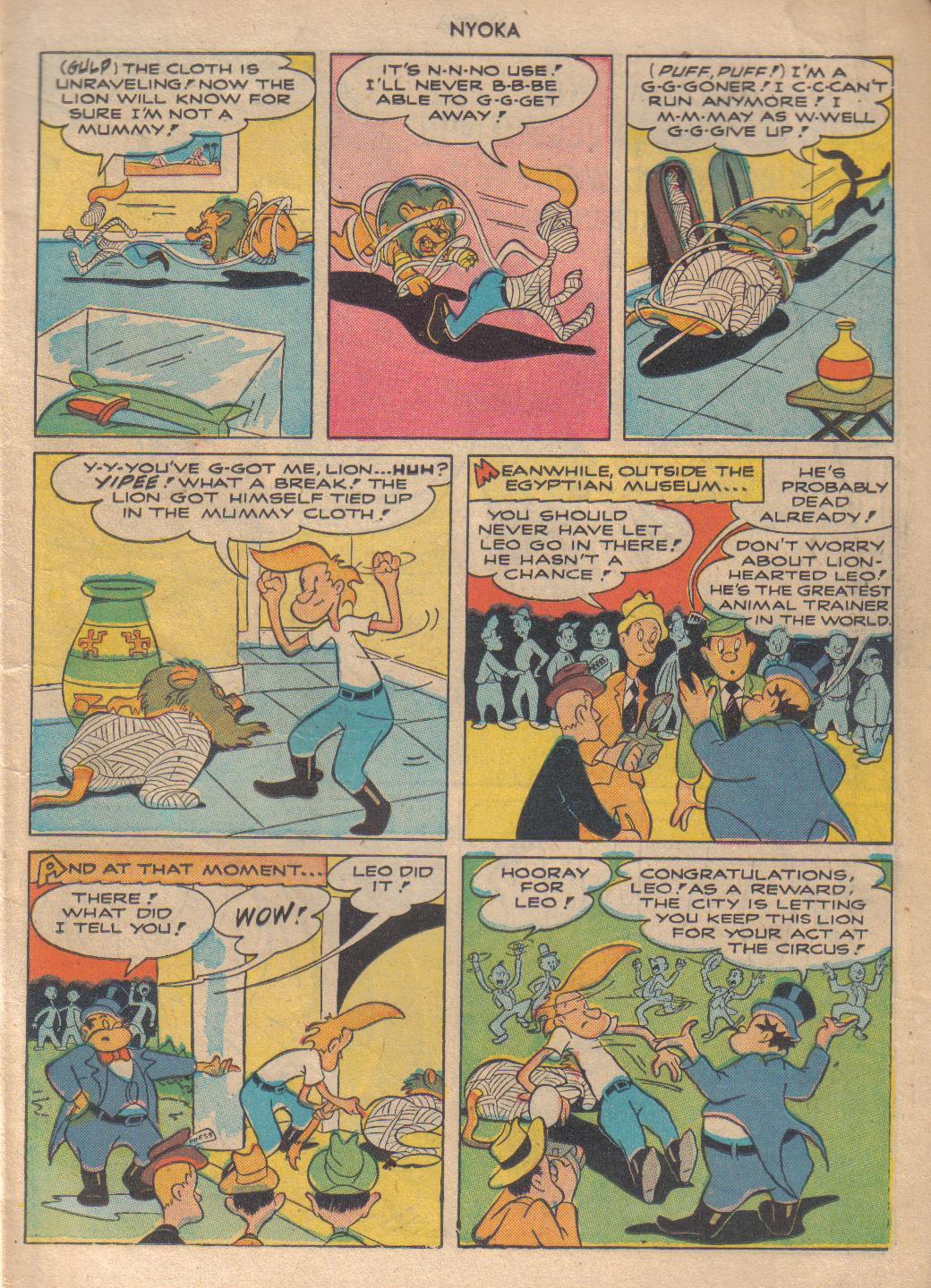 Read online Nyoka the Jungle Girl (1945) comic -  Issue #22 - 16