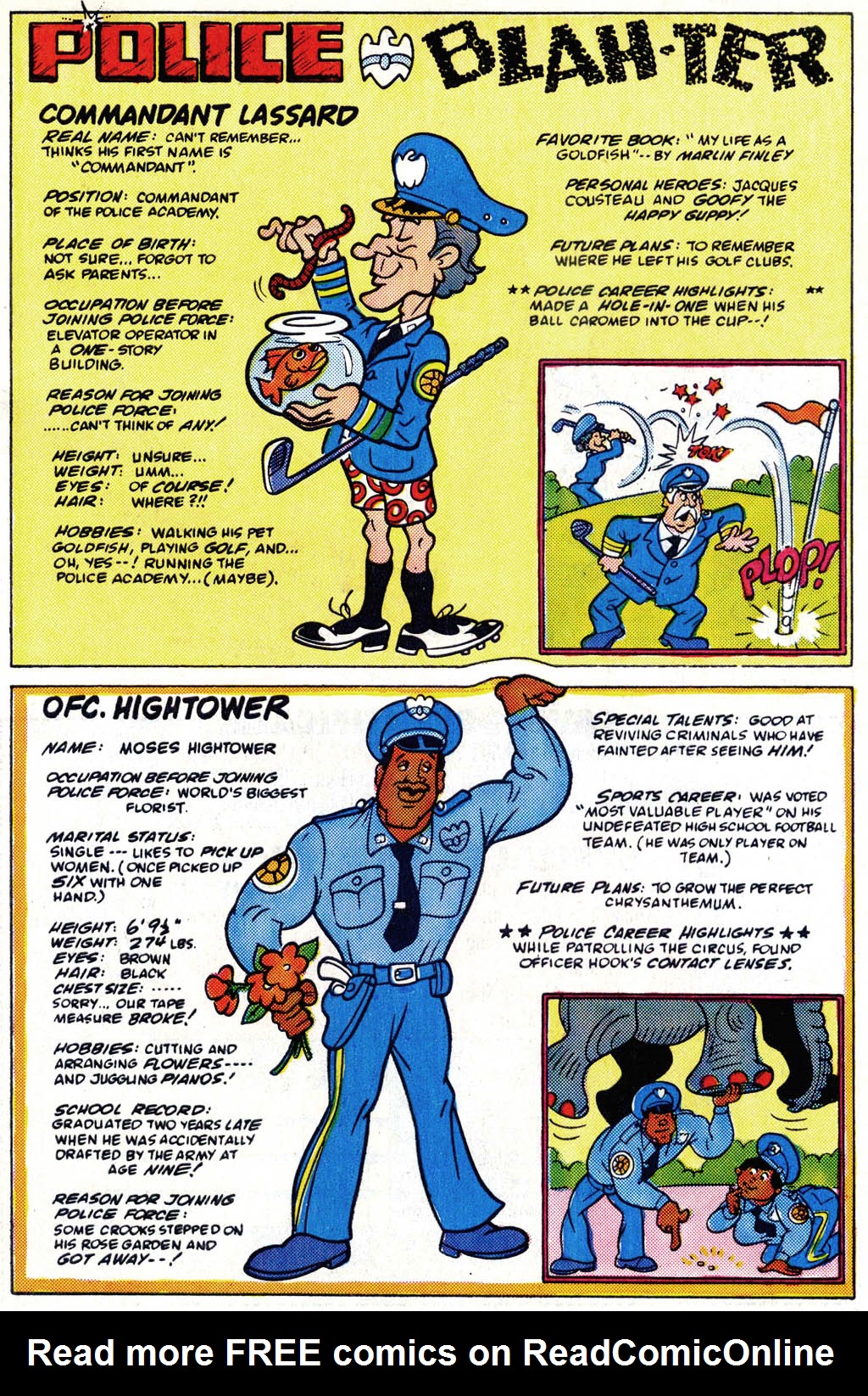 Read online Police Academy comic -  Issue #1 - 24