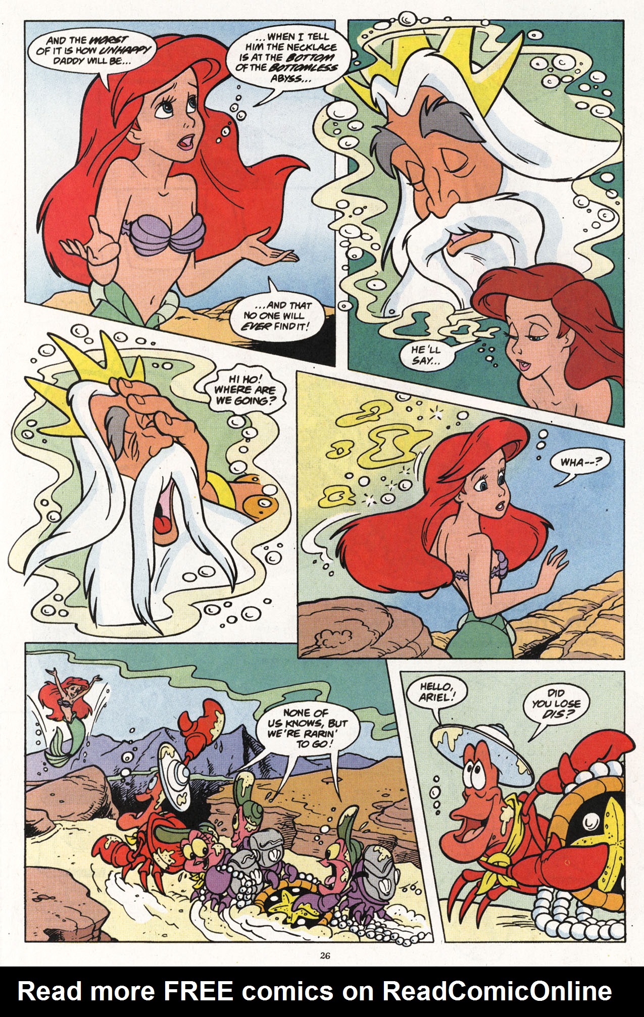 Read online Disney's The Little Mermaid comic -  Issue #8 - 28