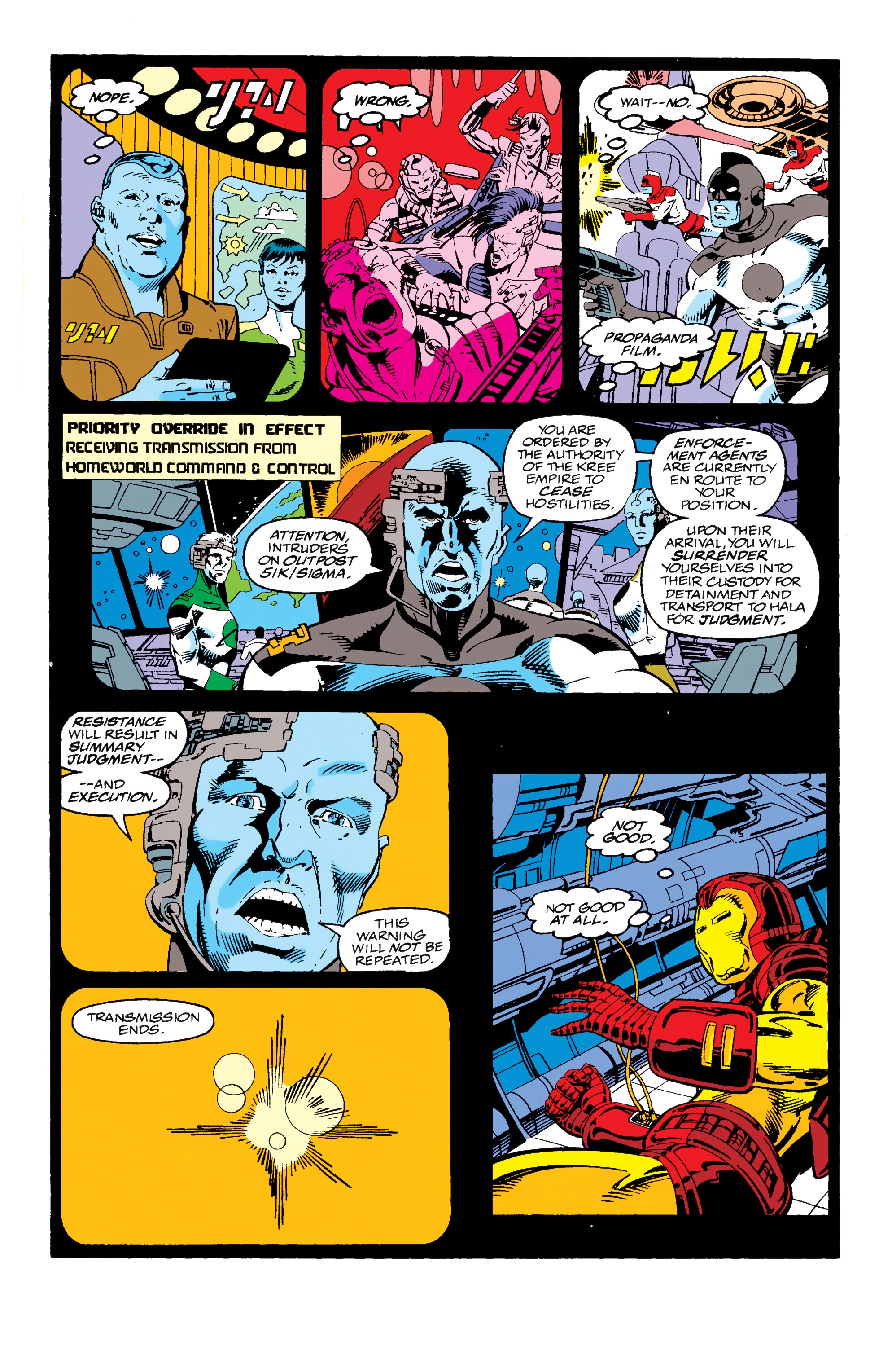 Read online Avengers Epic Collection: Operation Galactic Storm comic -  Issue # TPB (Part 2) - 27