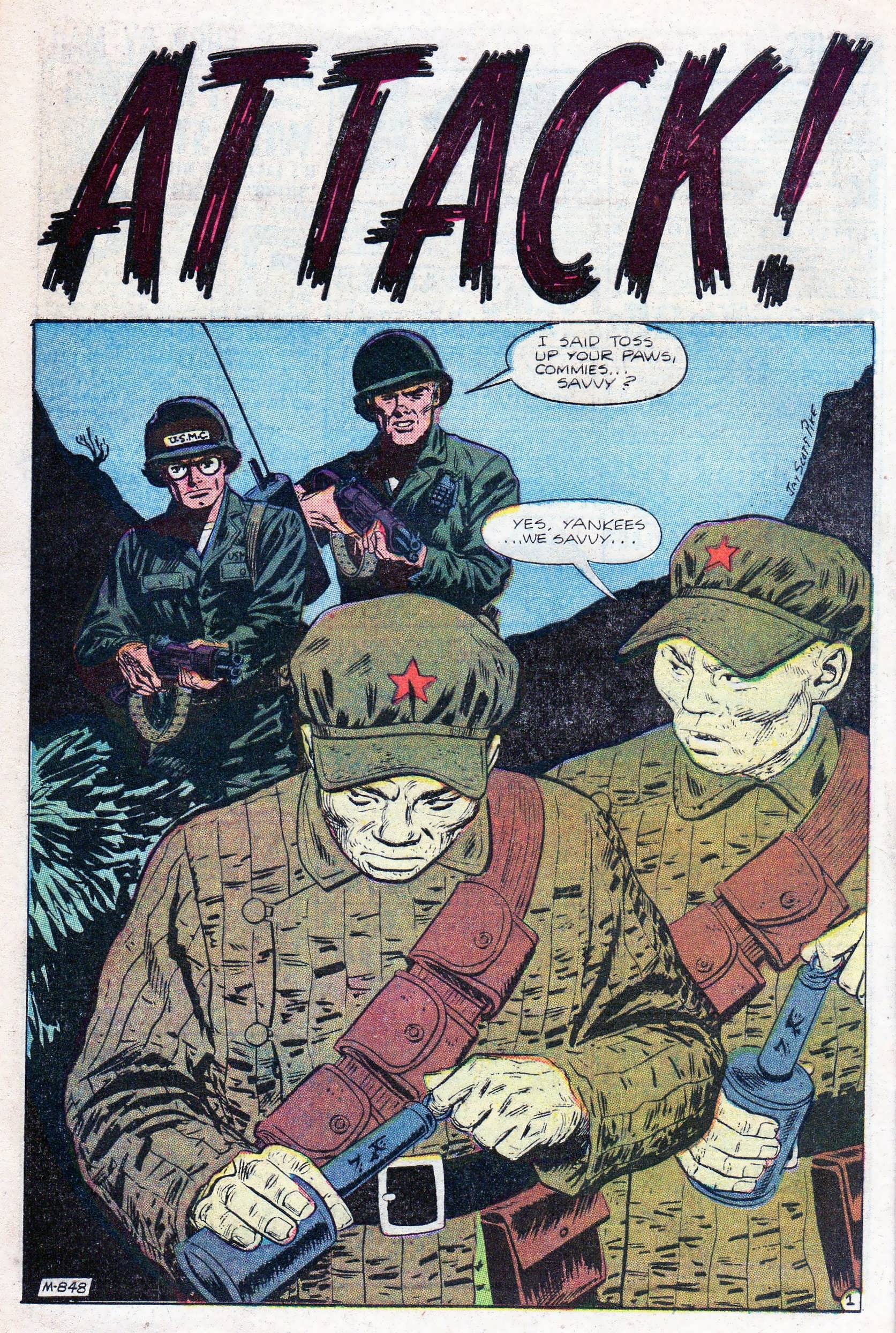 Read online Marines in Battle comic -  Issue #25 - 28