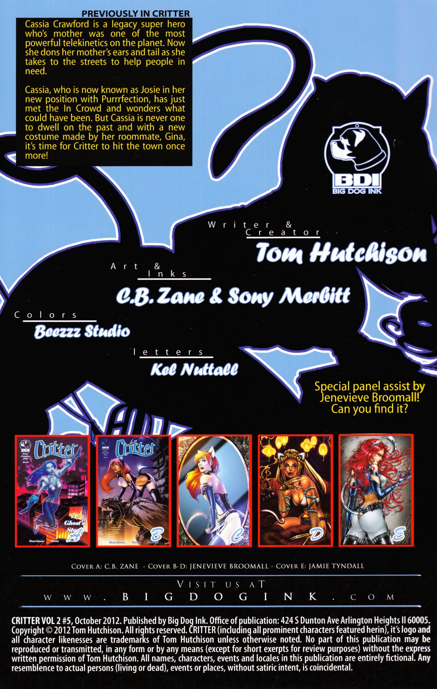 Read online Critter (2012) comic -  Issue #5 - 2