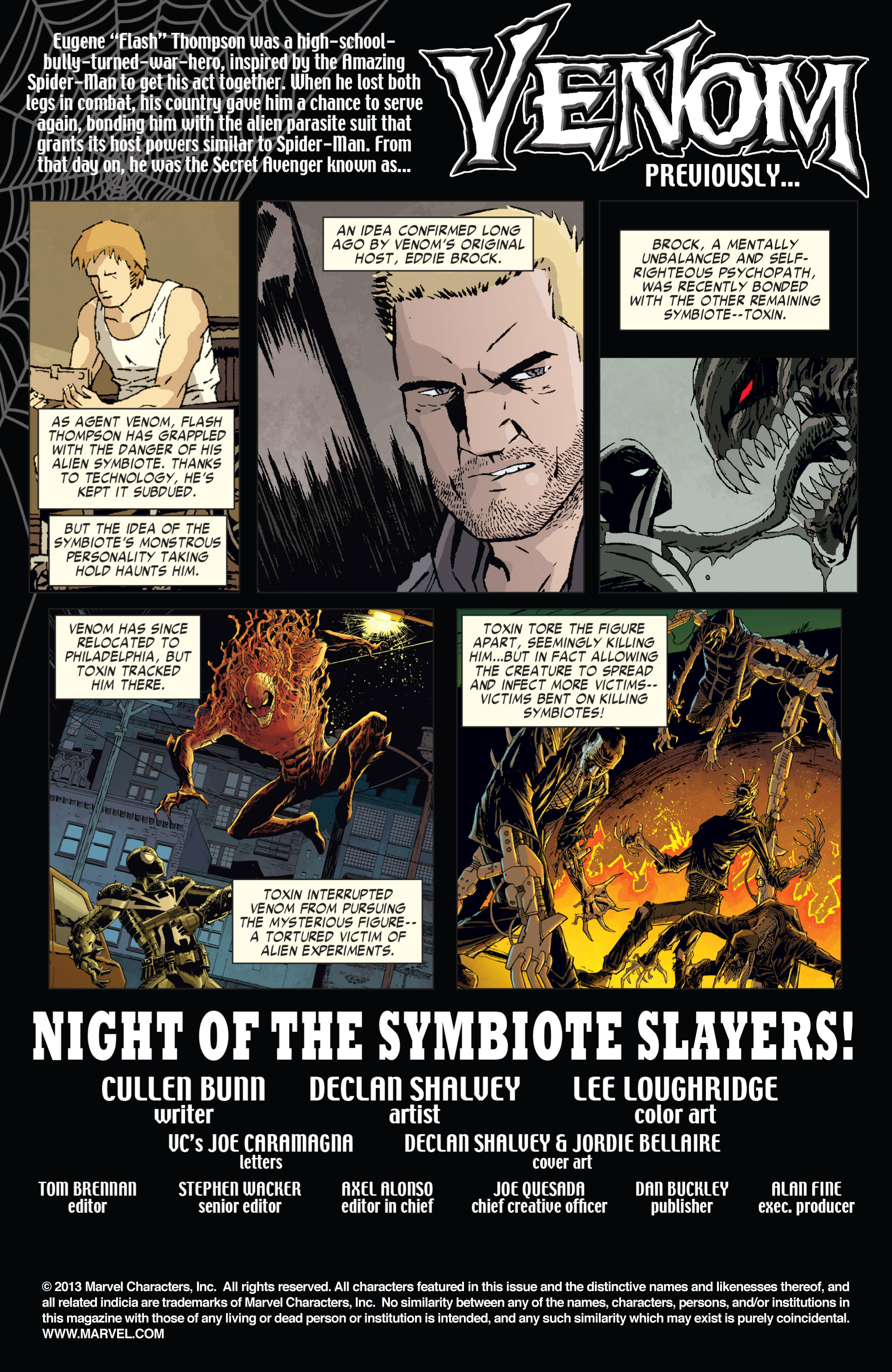 Read online Venom (2011) comic -  Issue #35 - 2