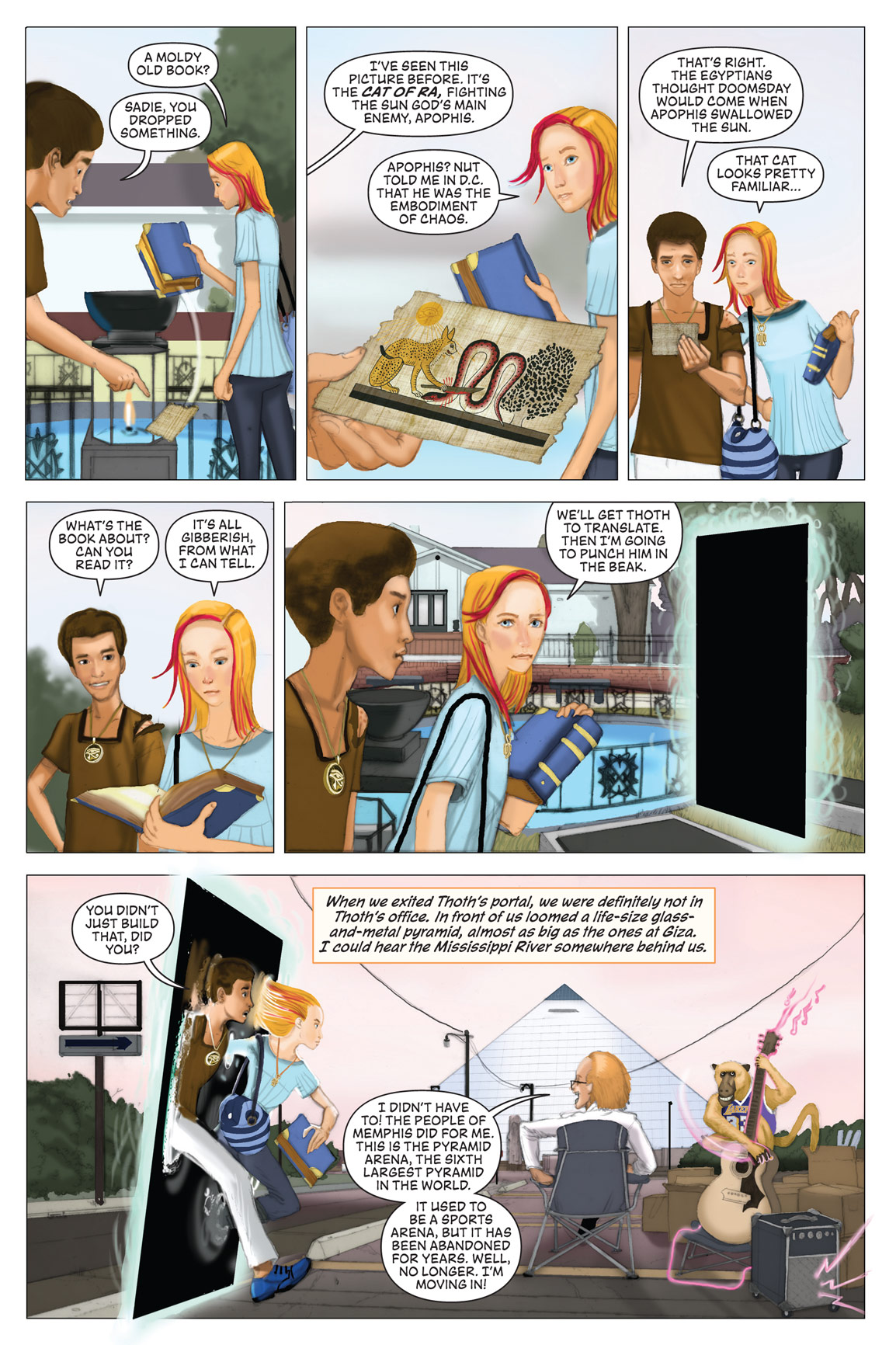 Read online The Kane Chronicles comic -  Issue # TPB 1 - 111