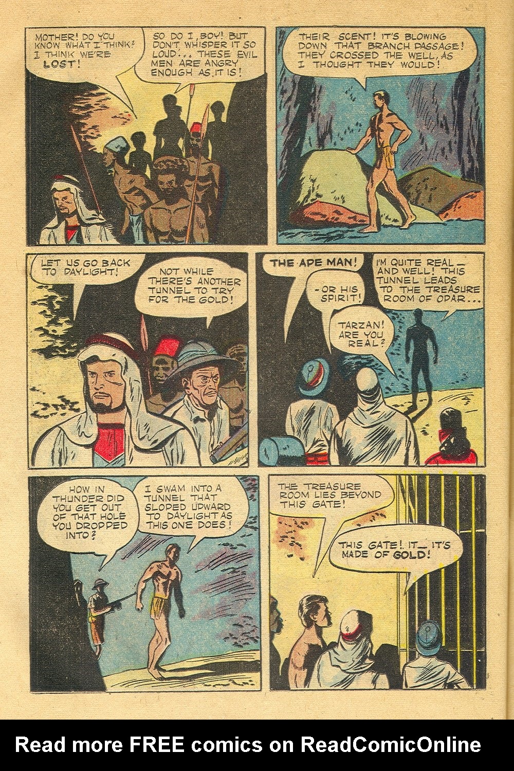 Read online Tarzan (1948) comic -  Issue #5 - 26
