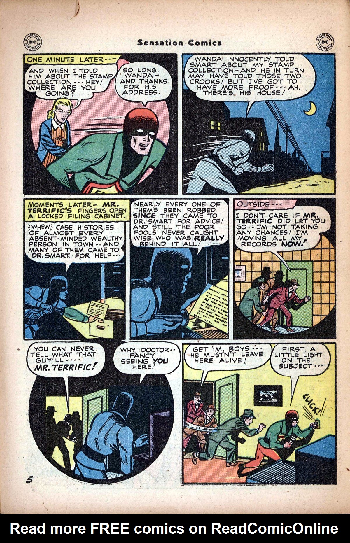 Read online Sensation (Mystery) Comics comic -  Issue #62 - 39