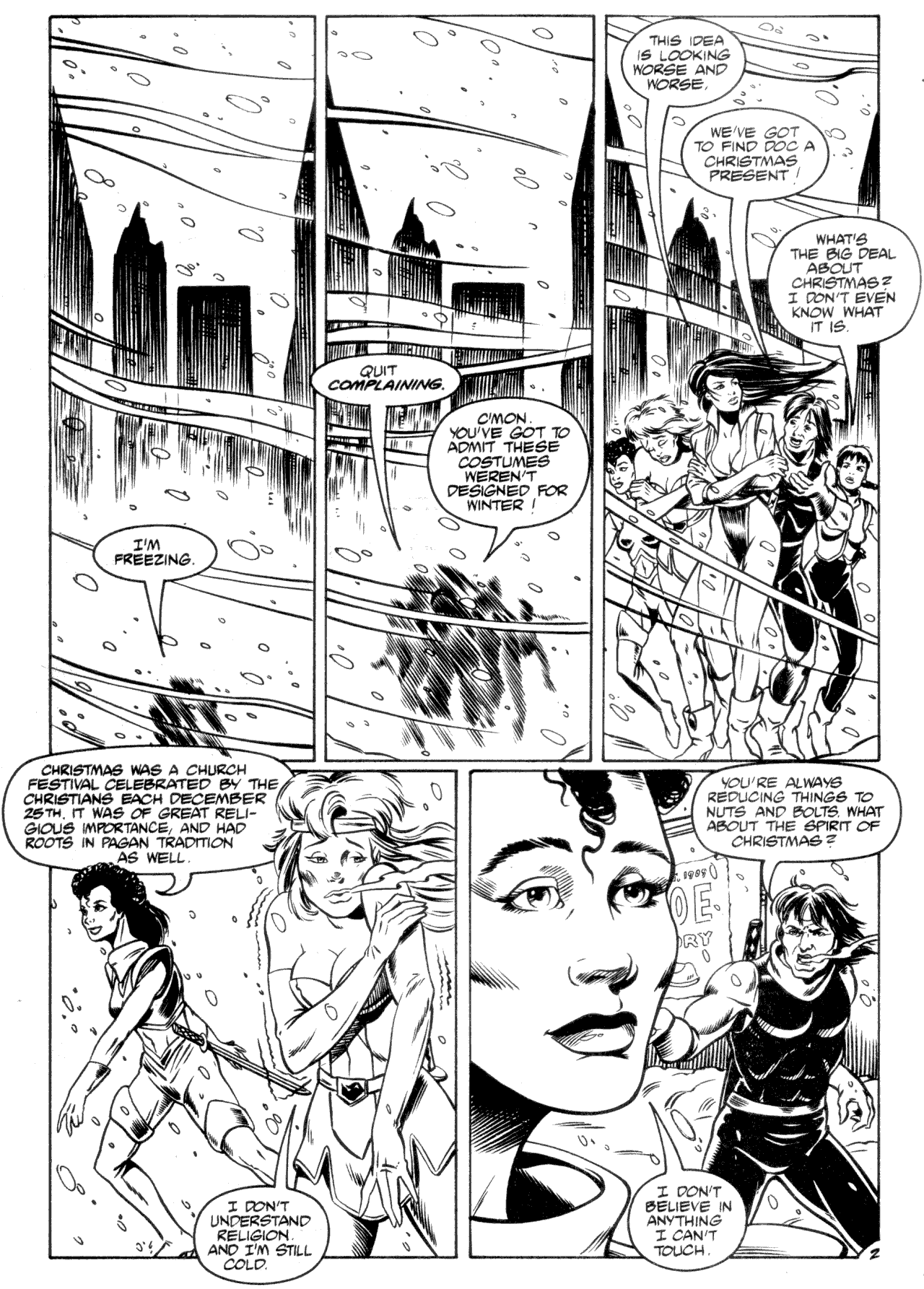 Read online Ex-Mutants Winter Special comic -  Issue # Full - 4