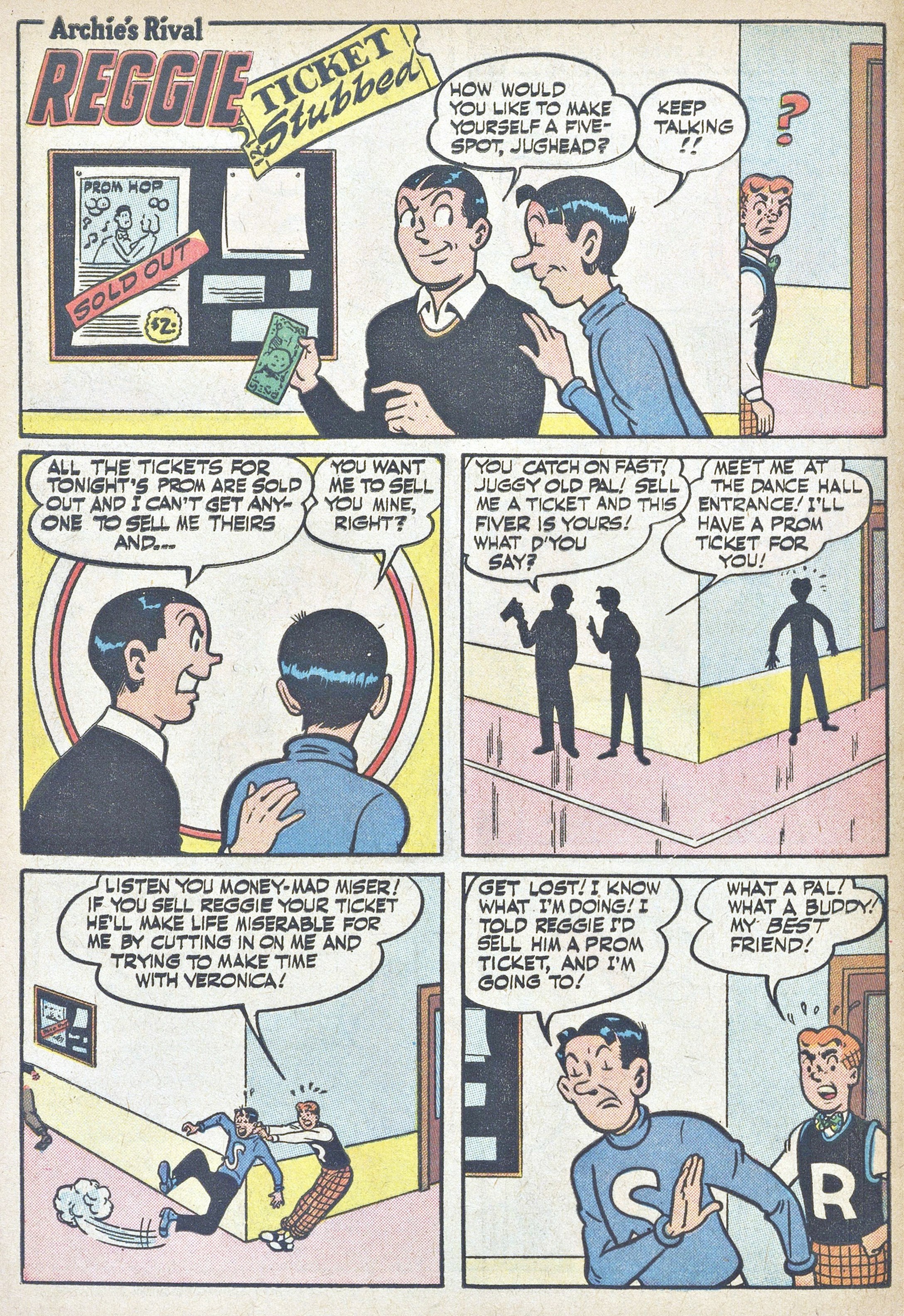 Read online Archie's Rival Reggie comic -  Issue #9 - 6