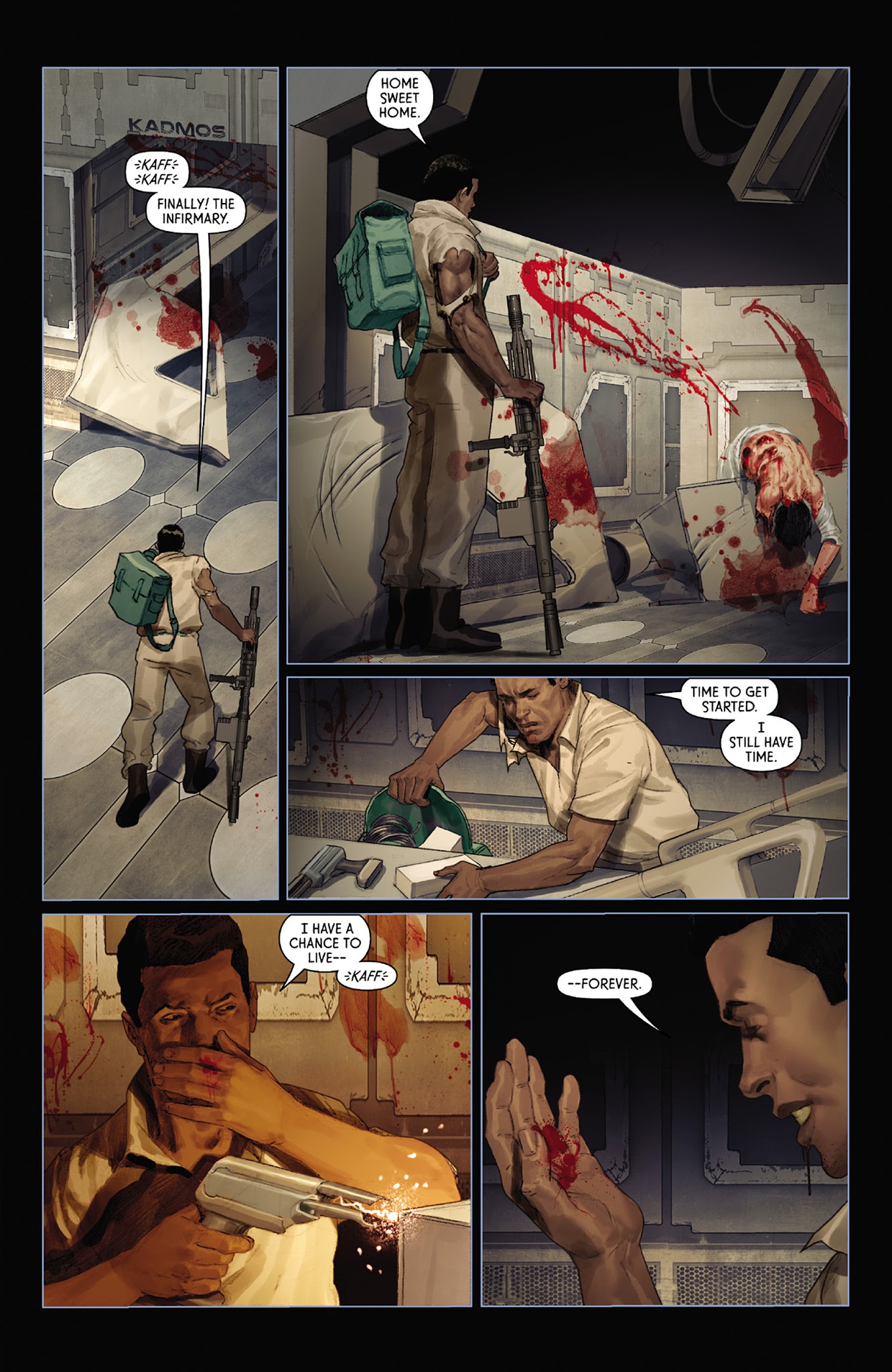 Read online Alien vs. Predator: Fire and Stone comic -  Issue #3 - 7