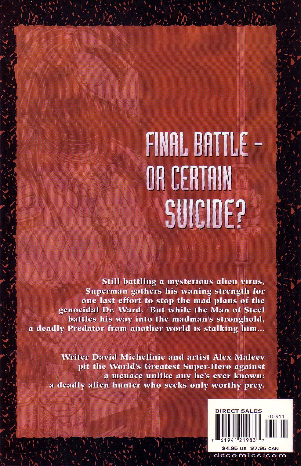 Read online Superman vs. Predator comic -  Issue #3 - 52