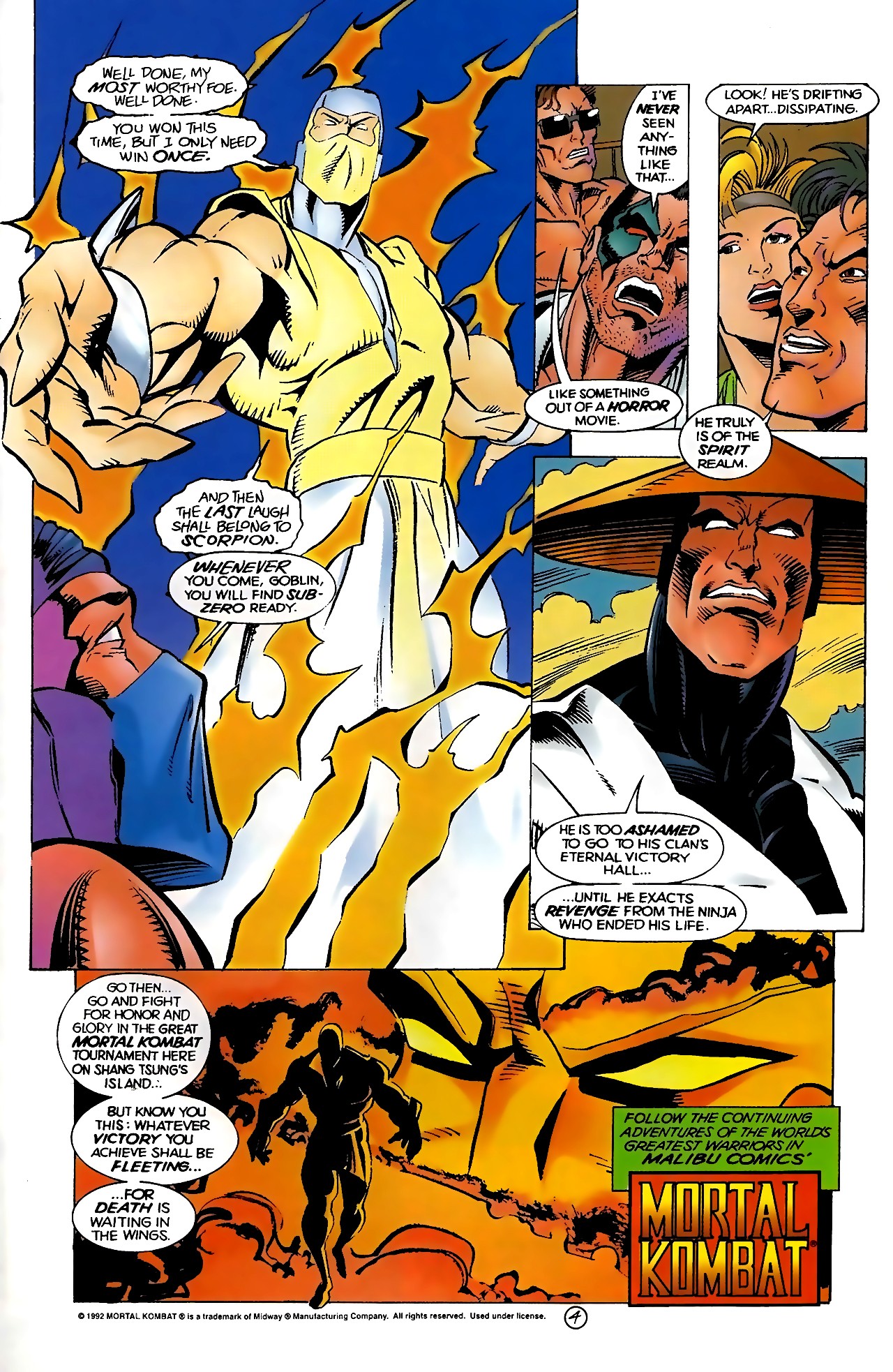 Read online Mortal Kombat (1994) comic -  Issue #0 - 9