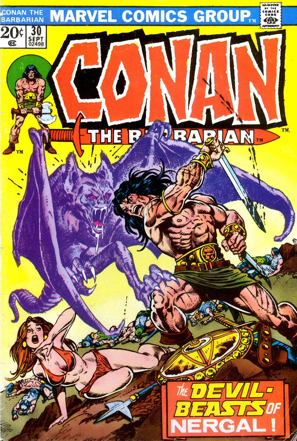 Read online Conan the Barbarian (1970) comic -  Issue #30 - 1