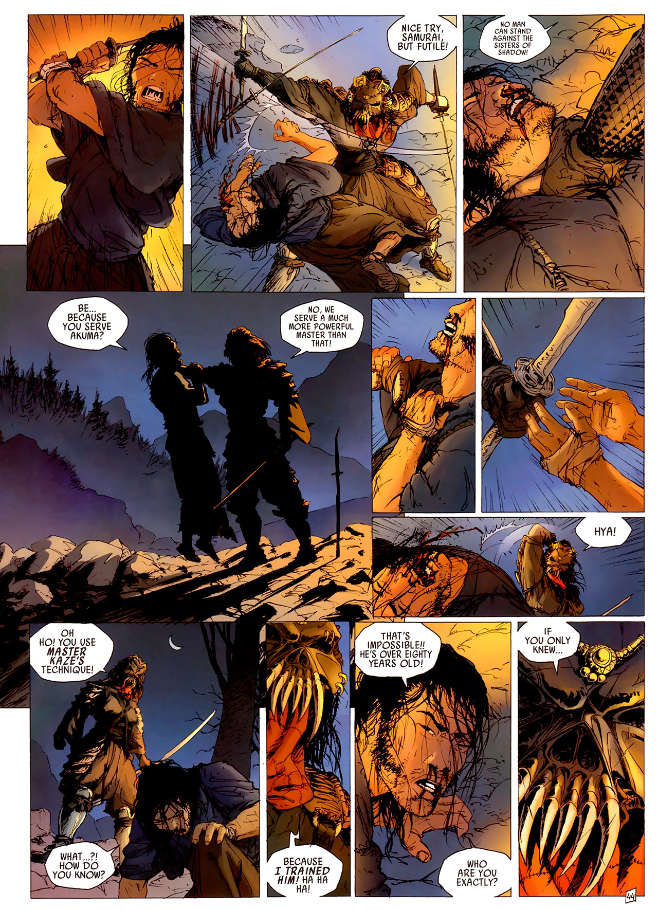 Read online Samurai: Legend comic -  Issue #3 - 44