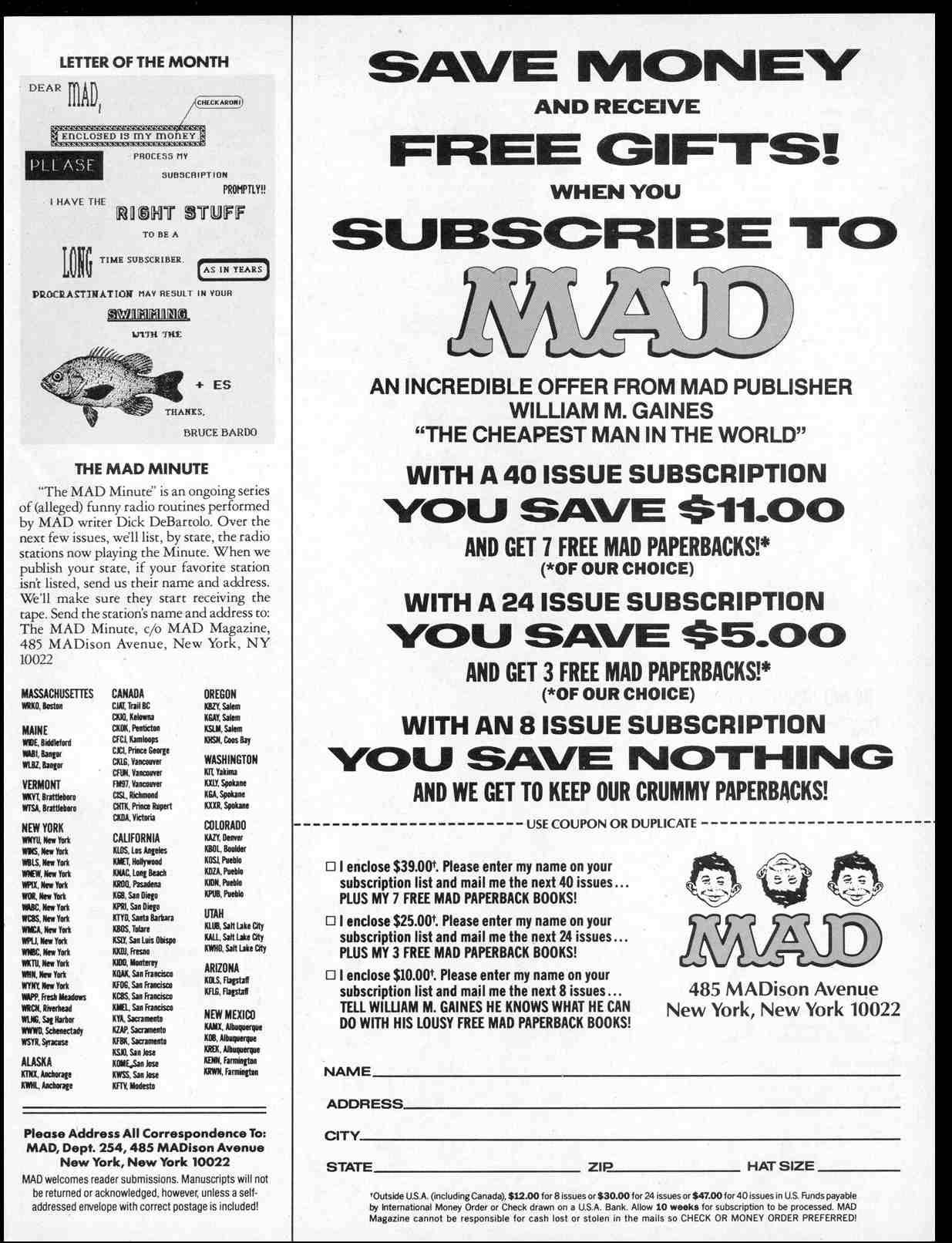 Read online MAD comic -  Issue #254 - 5