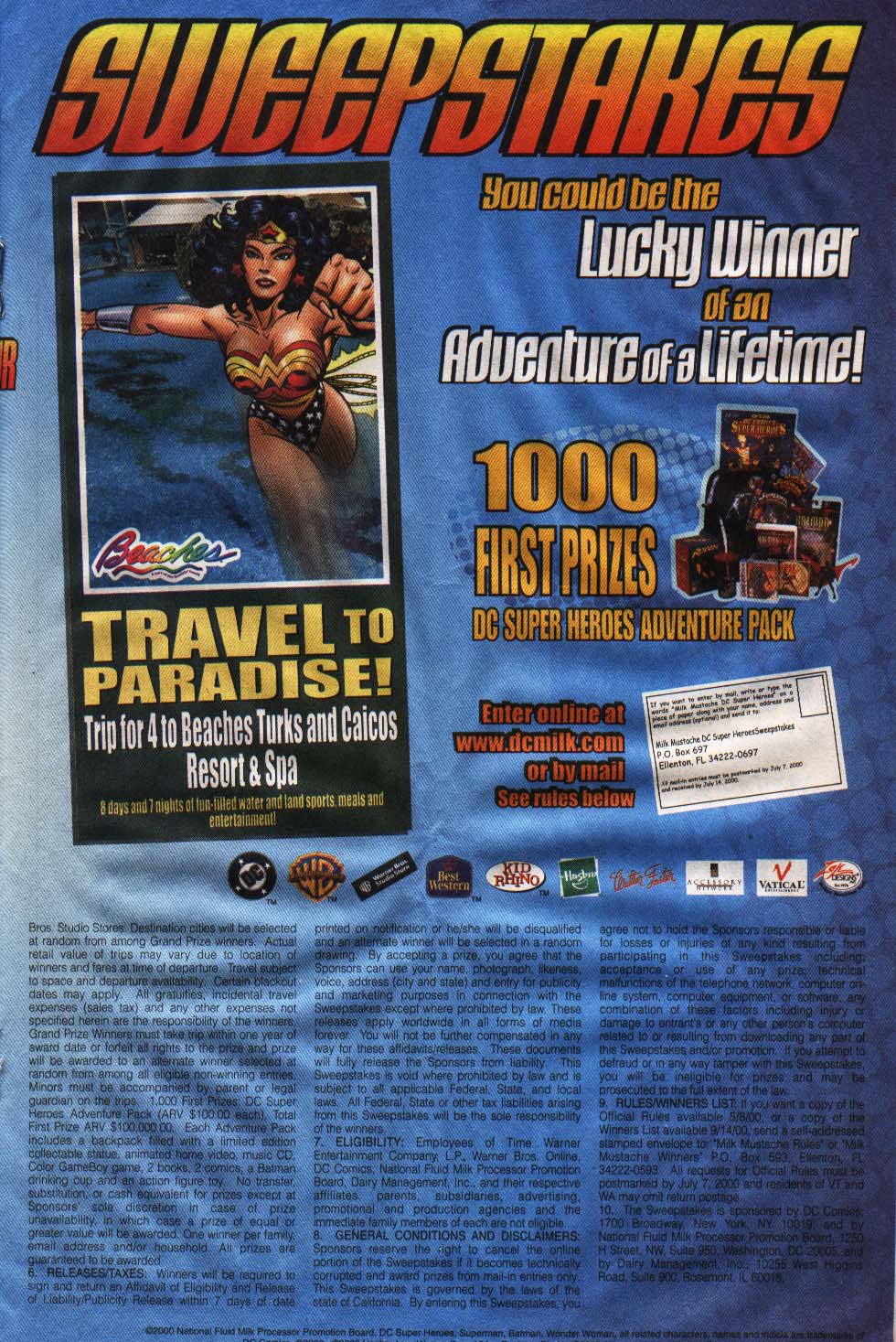 Read online Six Flags Official Park Map & Guide 2000 comic -  Issue # Full - 11