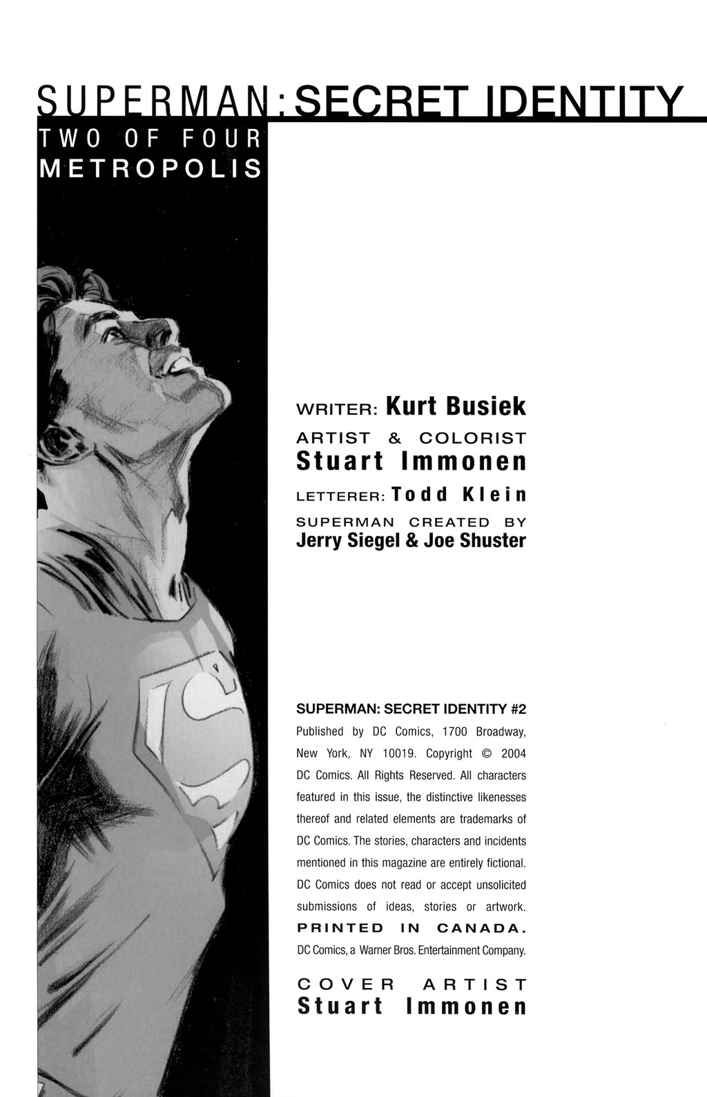 Read online Superman: Secret Identity comic -  Issue #2 - 2