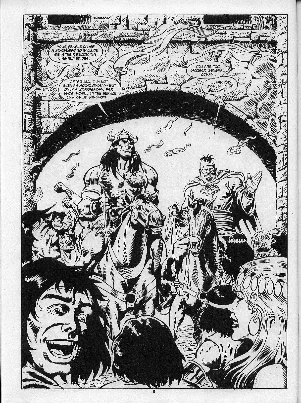 Read online The Savage Sword Of Conan comic -  Issue #201 - 10