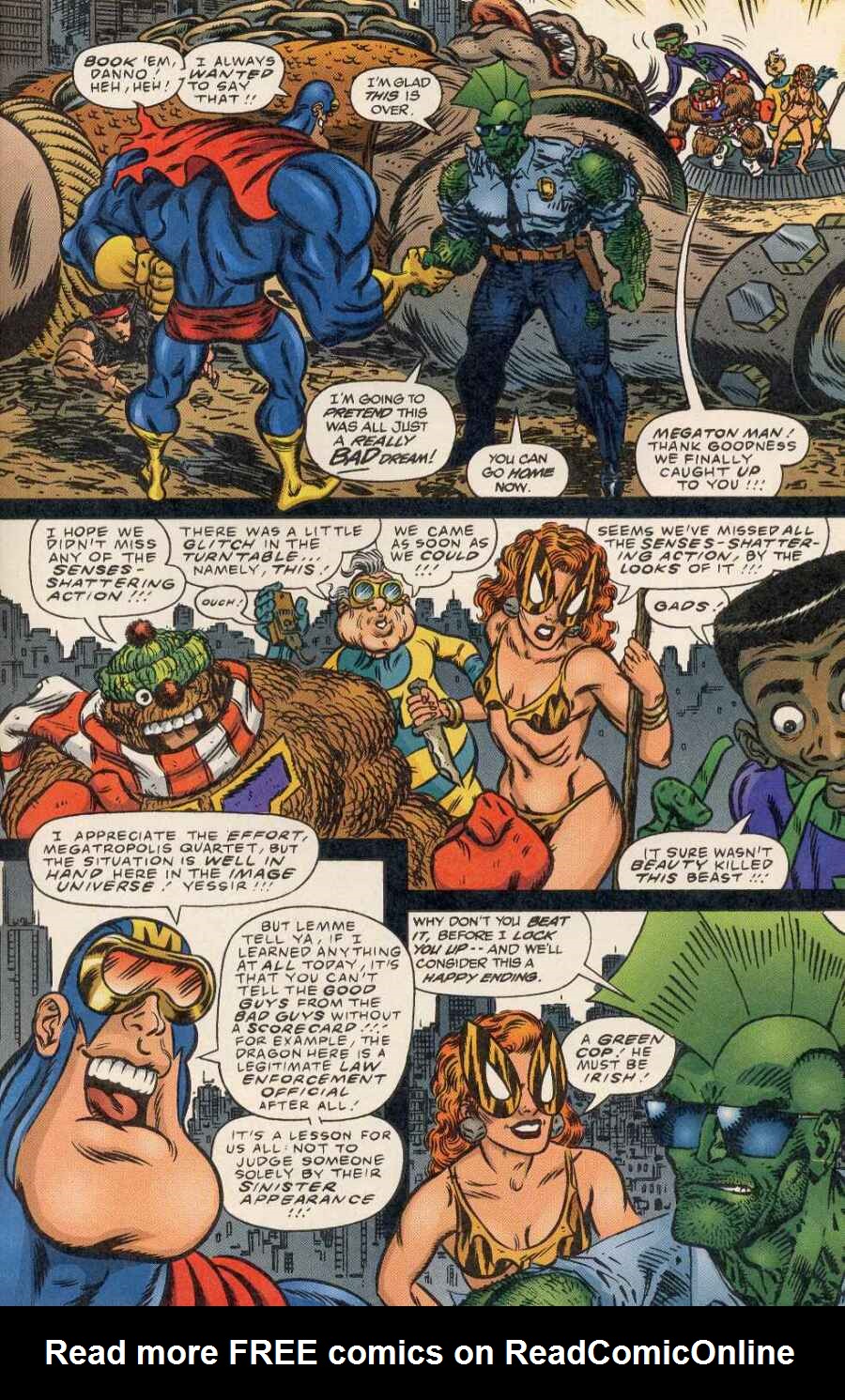 Read online Savage Dragon vs. Savage Megaton Man comic -  Issue # Full - 25