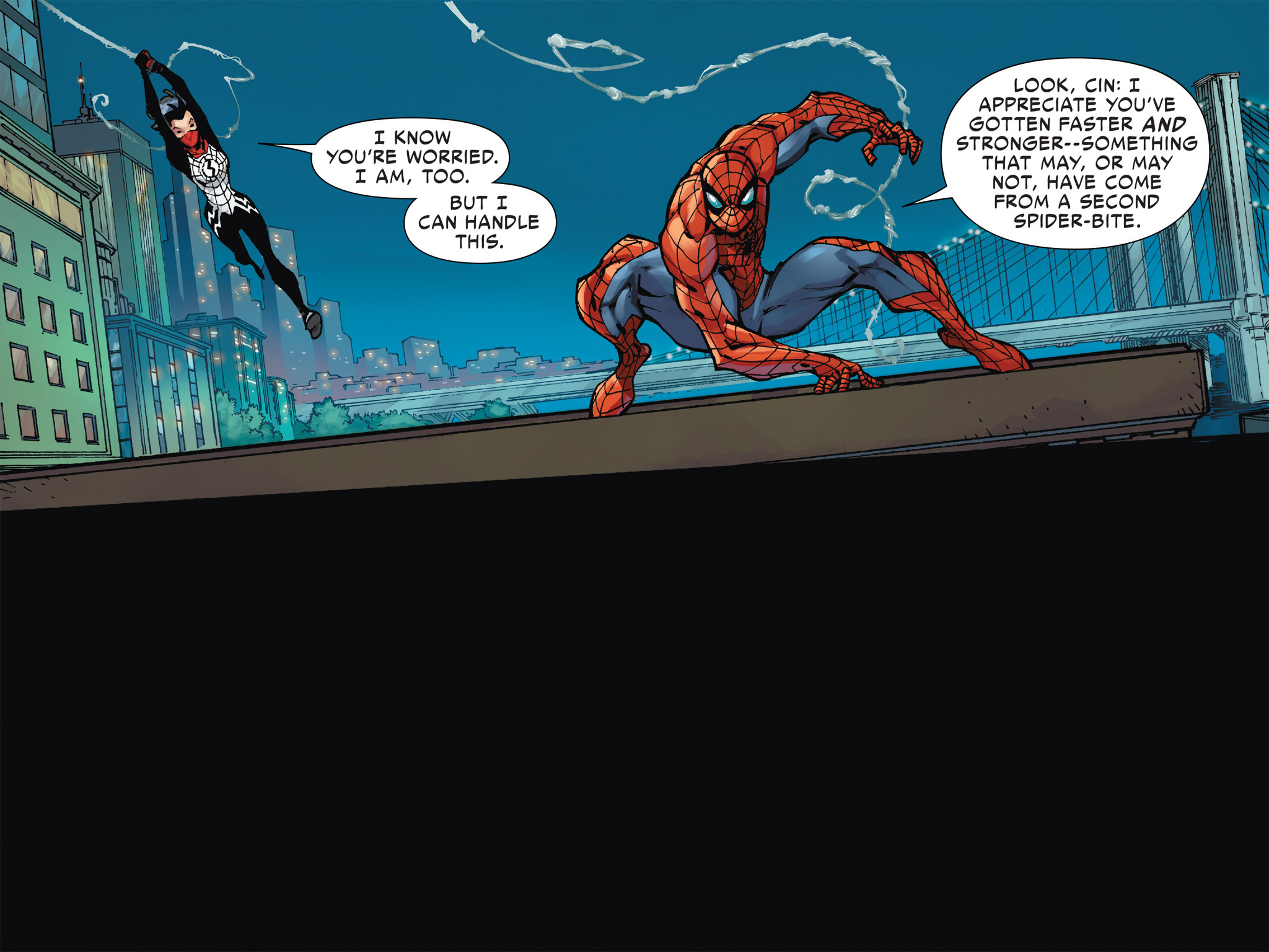 Read online The Amazing Spider-Man & Silk: The Spider(fly) Effect (Infinite Comics) comic -  Issue #8 - 58