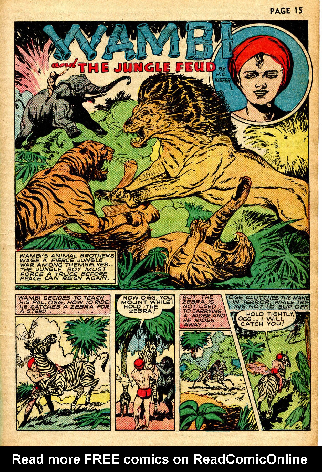 Read online Wambi Jungle Boy comic -  Issue #1 - 18