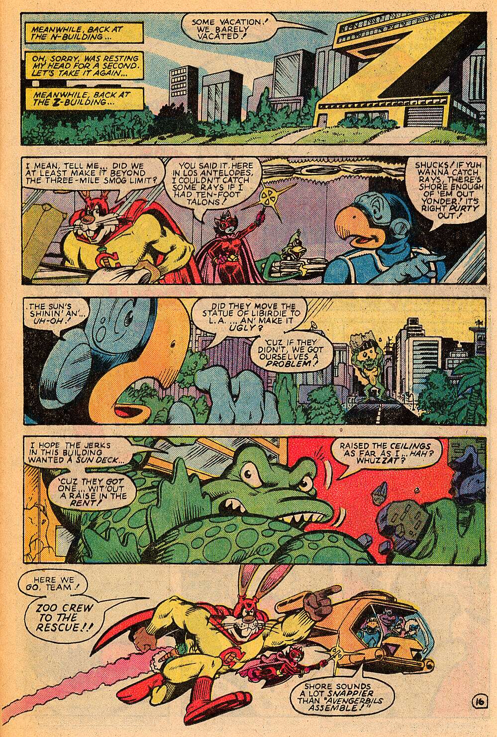 Read online Captain Carrot and His Amazing Zoo Crew! comic -  Issue #19 - 21