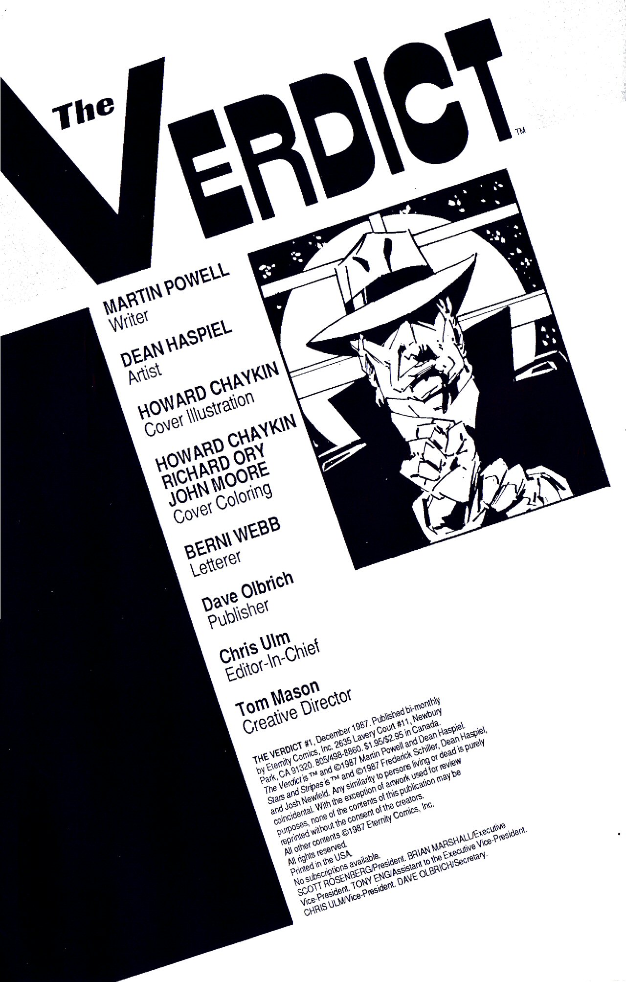 Read online Verdict comic -  Issue #1 - 2