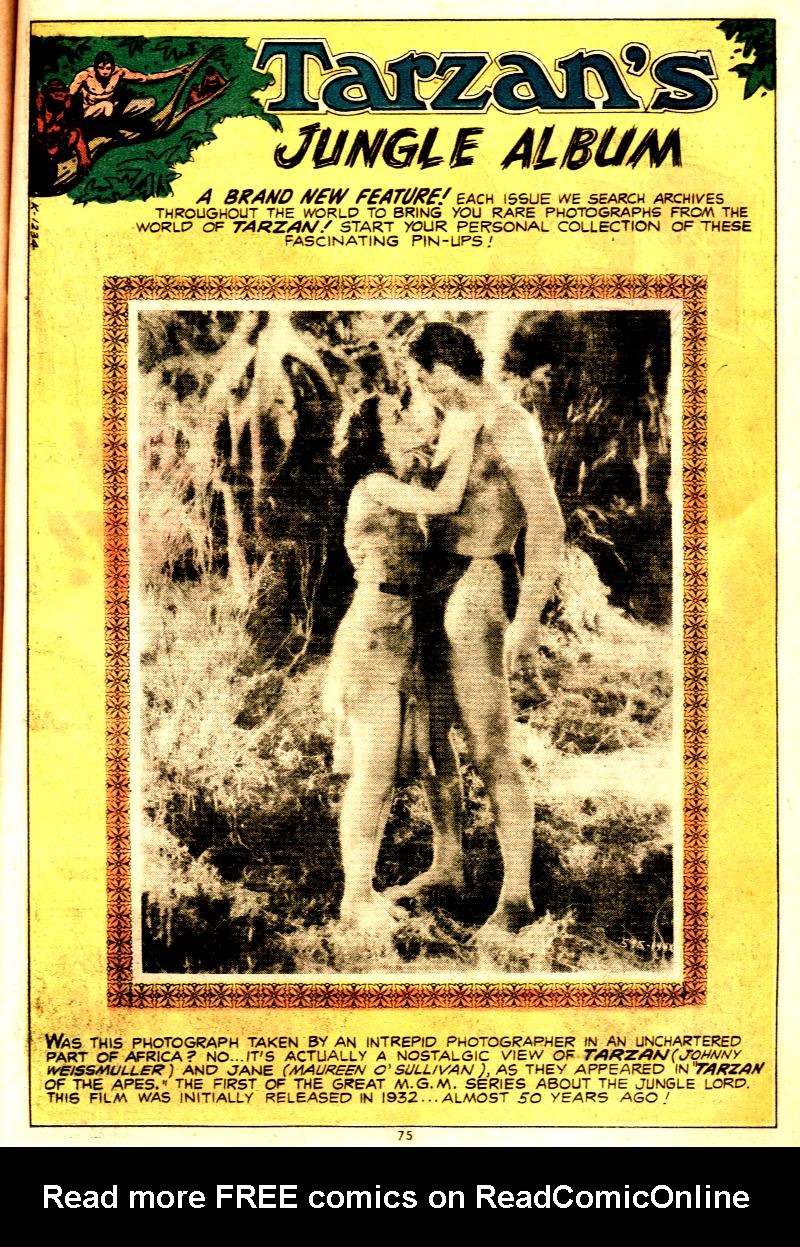 Read online Tarzan (1972) comic -  Issue #232 - 65