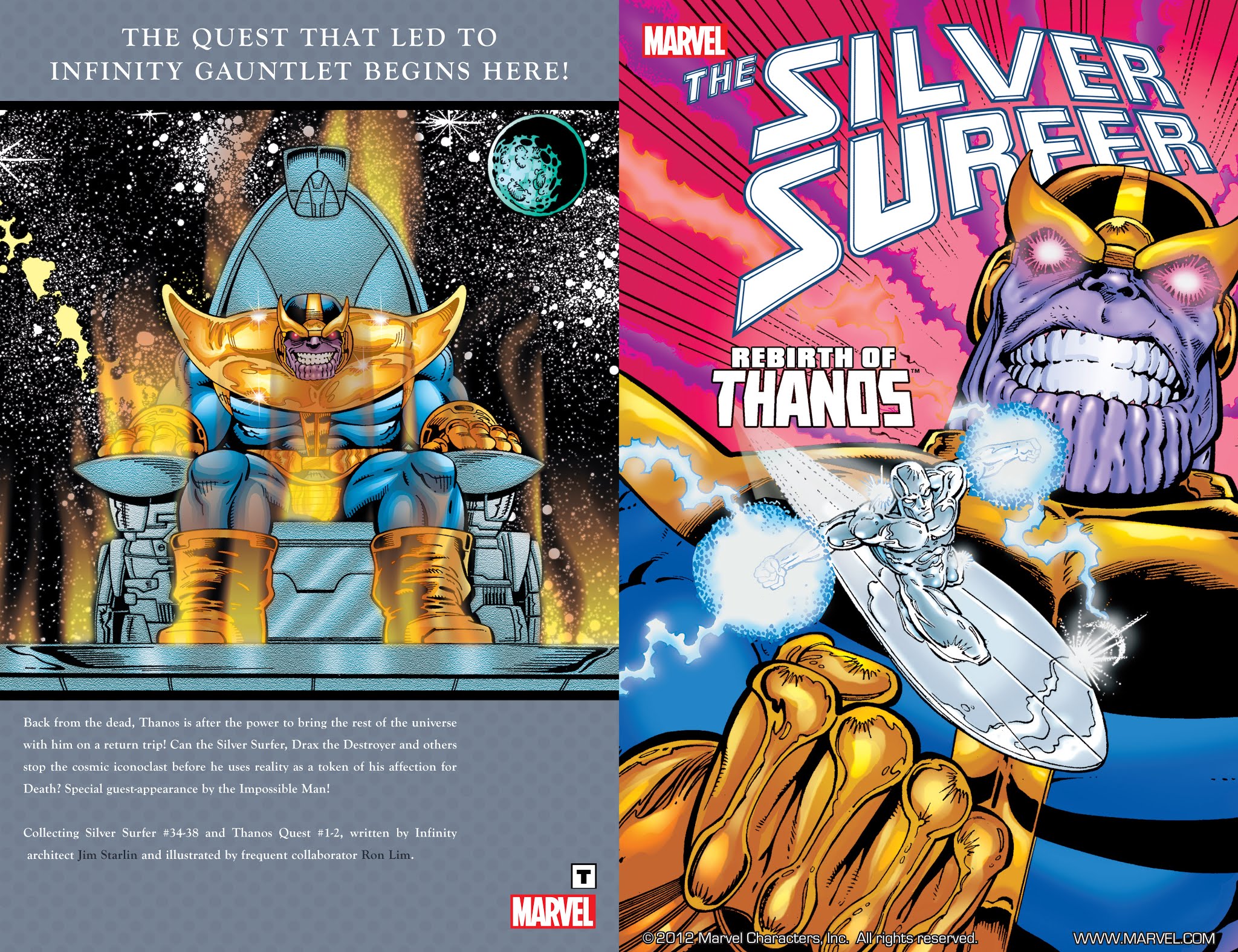 Read online Silver Surfer (1987) comic -  Issue # _TPB Silver Surfer - Rebirth of Thanos (Part 1) - 2