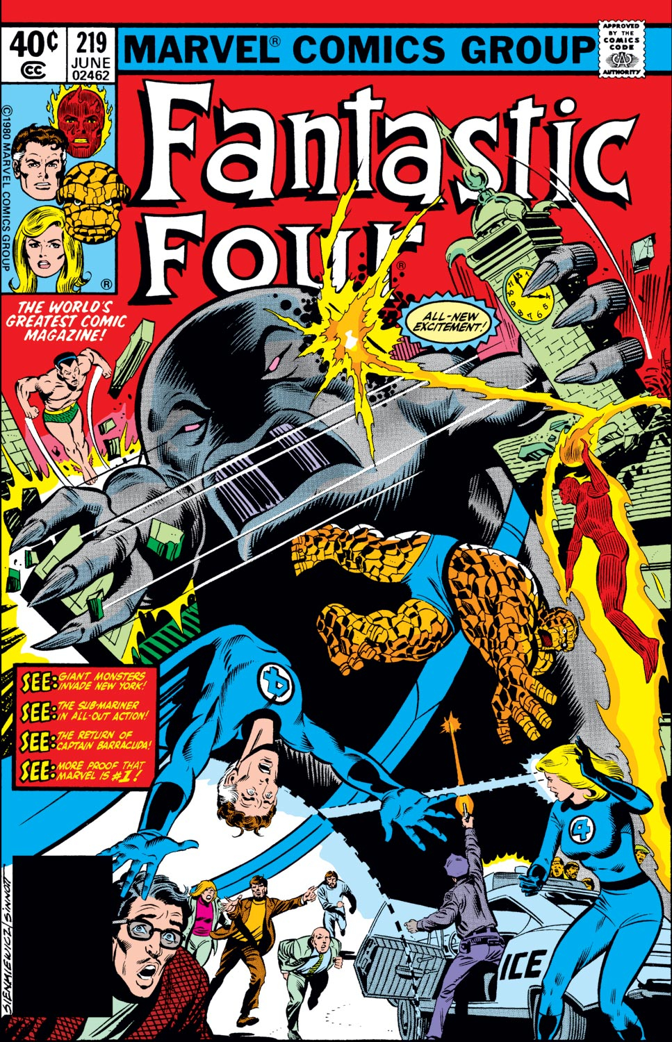 Read online Fantastic Four (1961) comic -  Issue #219 - 1