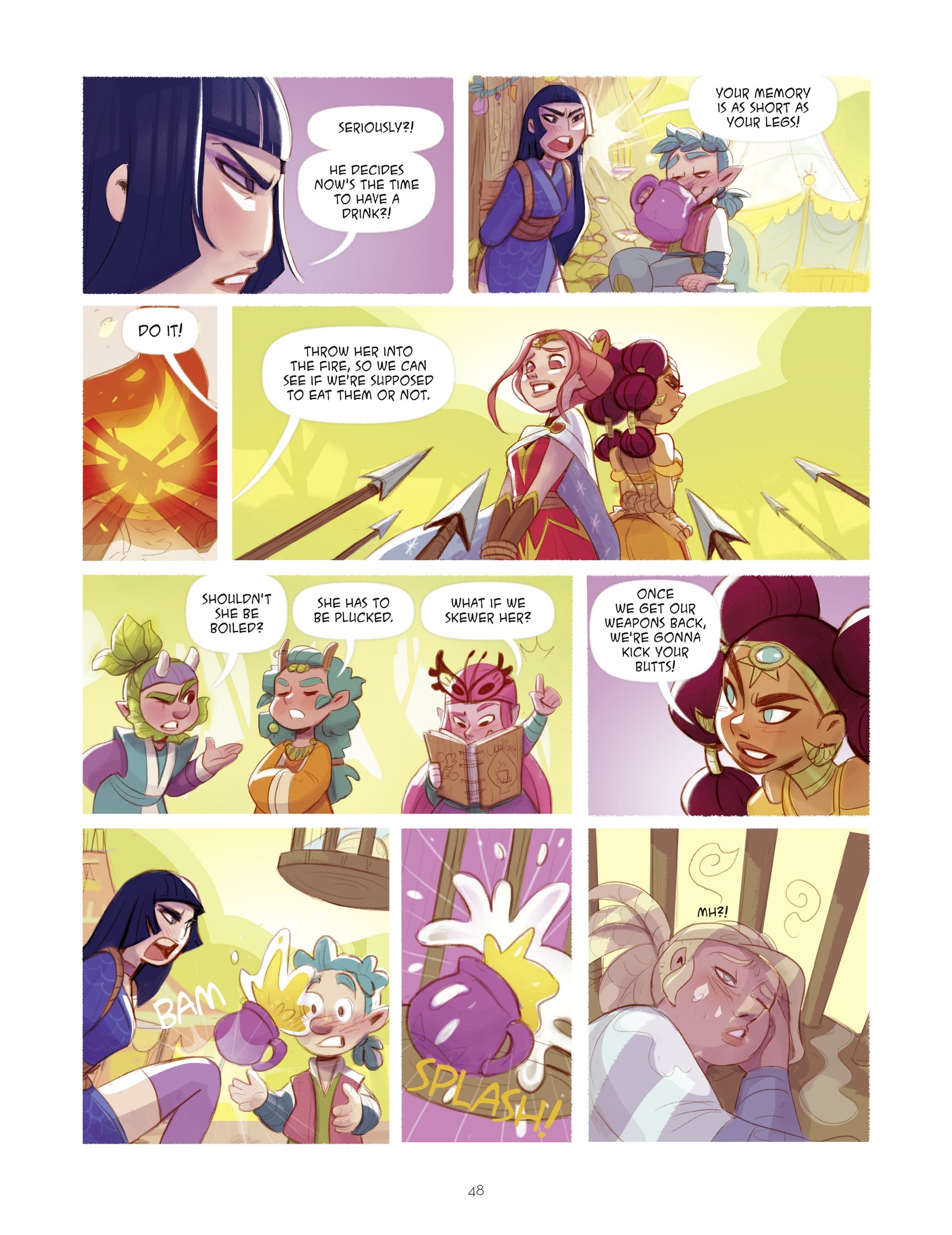 Read online The Unicorn Legacy: Call of the Goddess comic -  Issue # TPB - 47