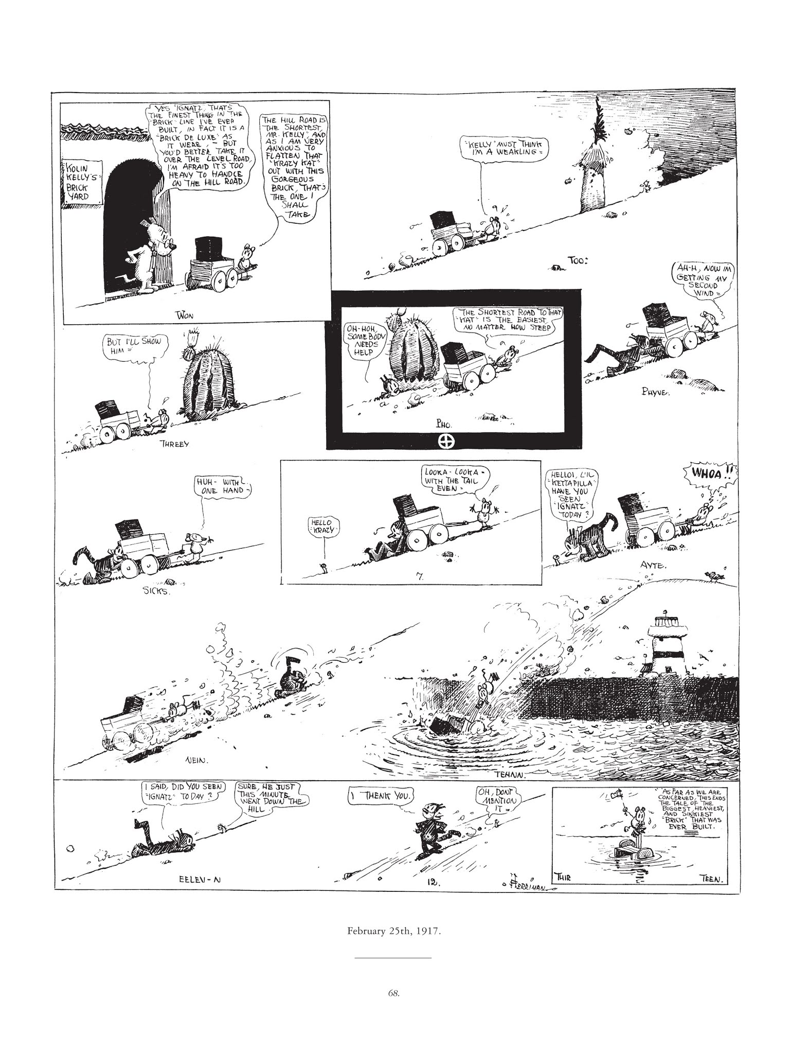 Read online Krazy & Ignatz comic -  Issue # TPB 1 - 68