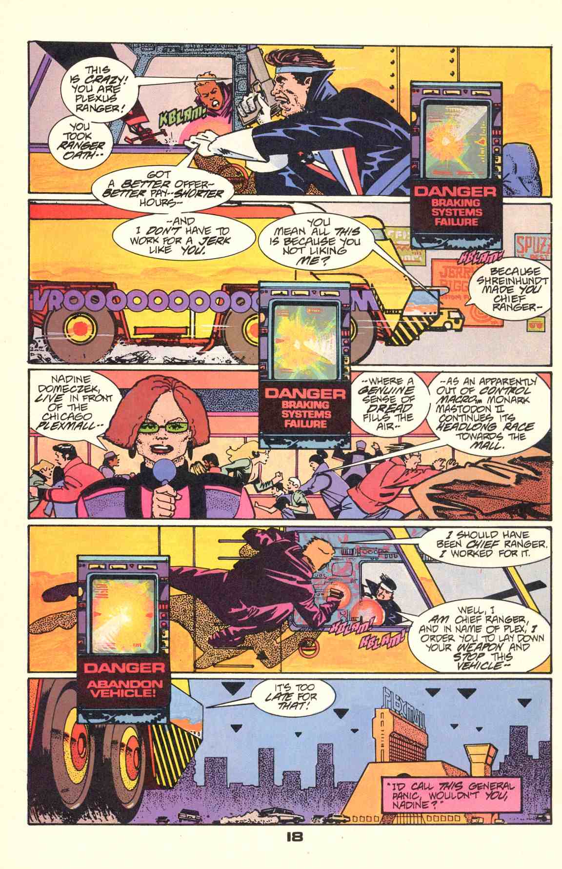 Read online Howard Chaykin's American Flagg comic -  Issue #4 - 20