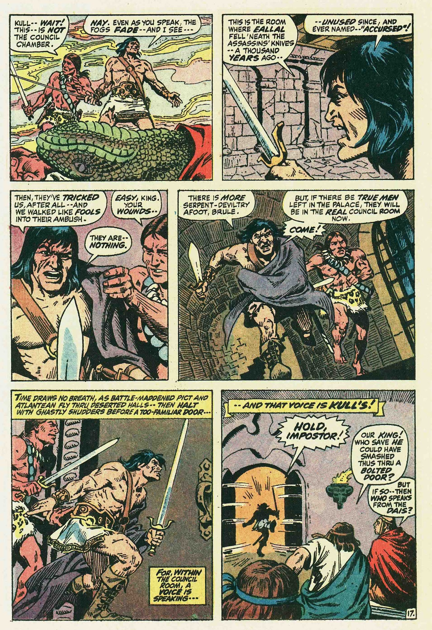 Read online Kull, the Conqueror (1971) comic -  Issue #2 - 18