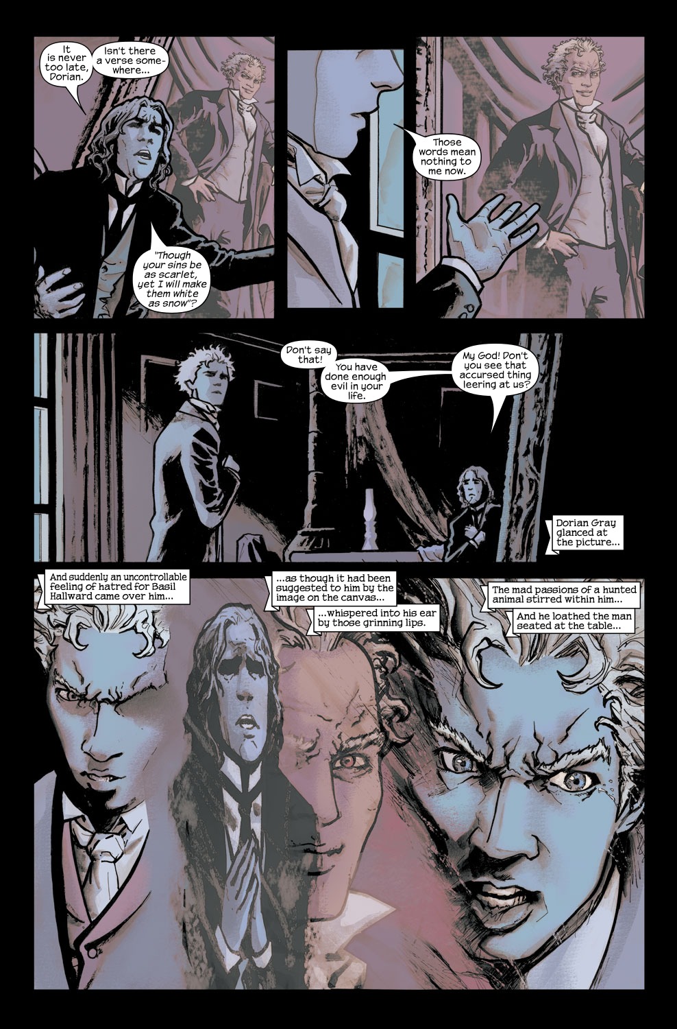 Read online Marvel Illustrated: The Picture of Dorian Gray comic -  Issue #4 - 6