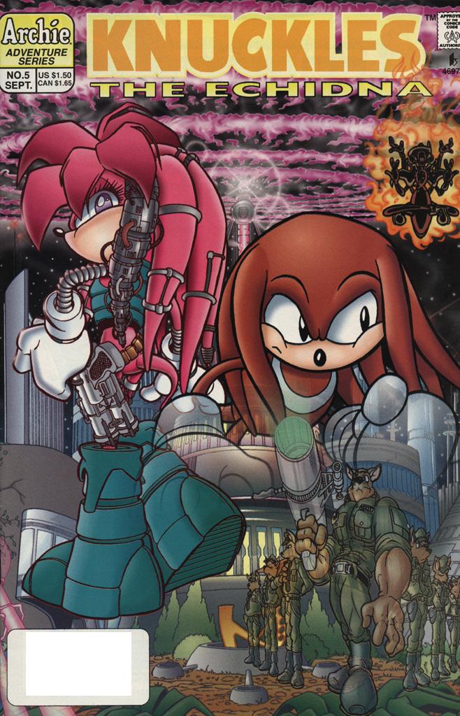 Read online Knuckles the Echidna comic -  Issue #5 - 1
