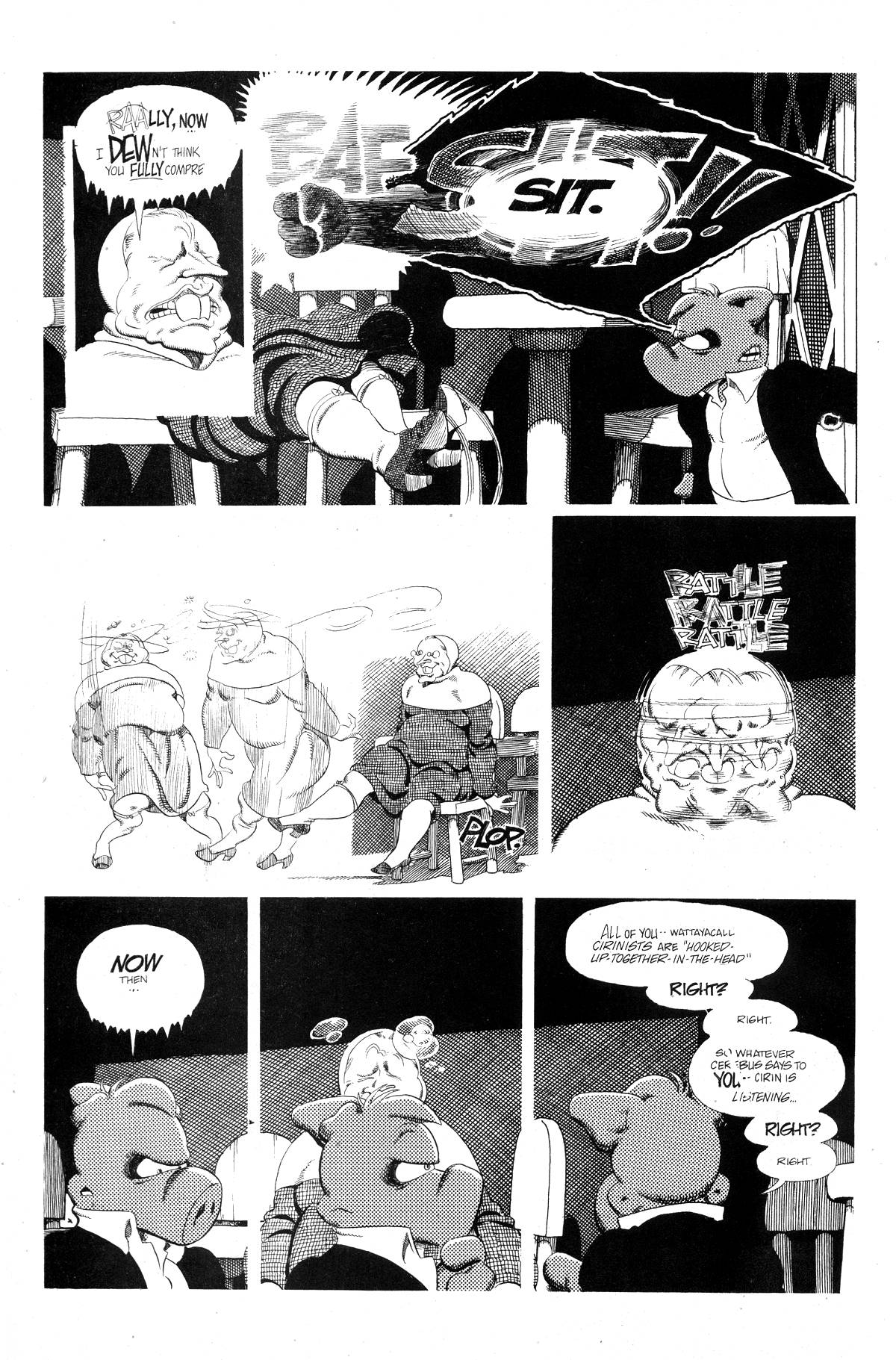 Read online Cerebus comic -  Issue #215 - 10