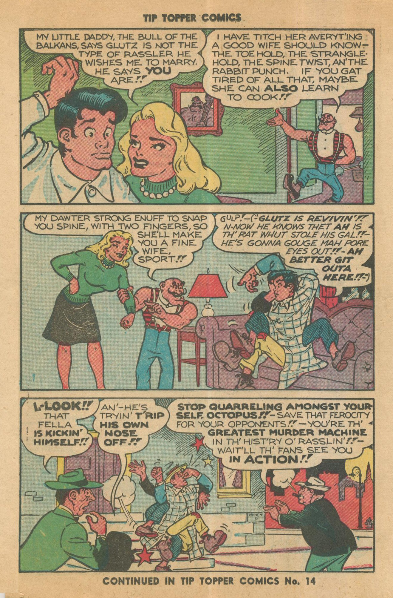 Read online Tip Topper Comics comic -  Issue #13 - 13