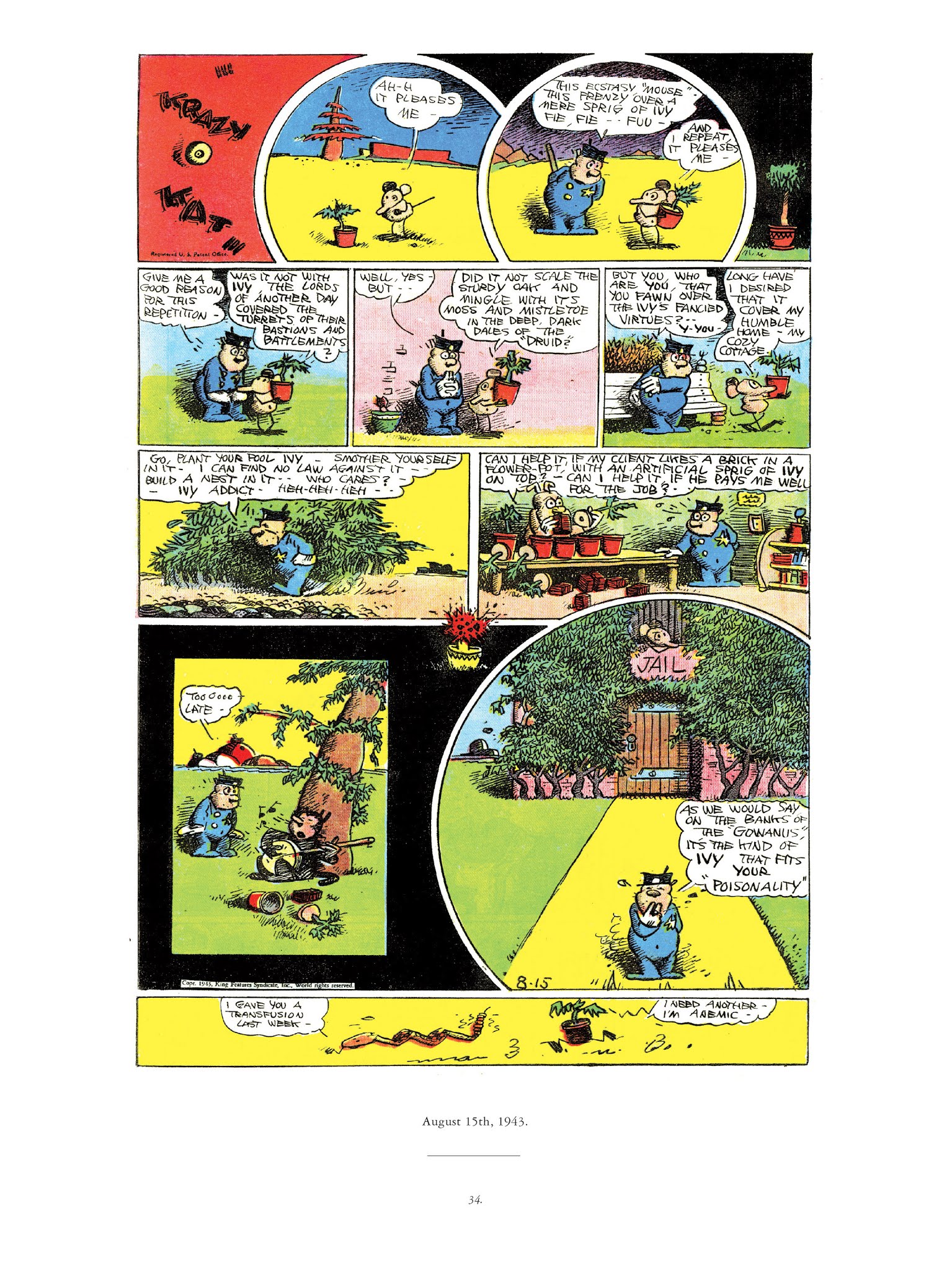Read online Krazy & Ignatz comic -  Issue # TPB 13 - 60