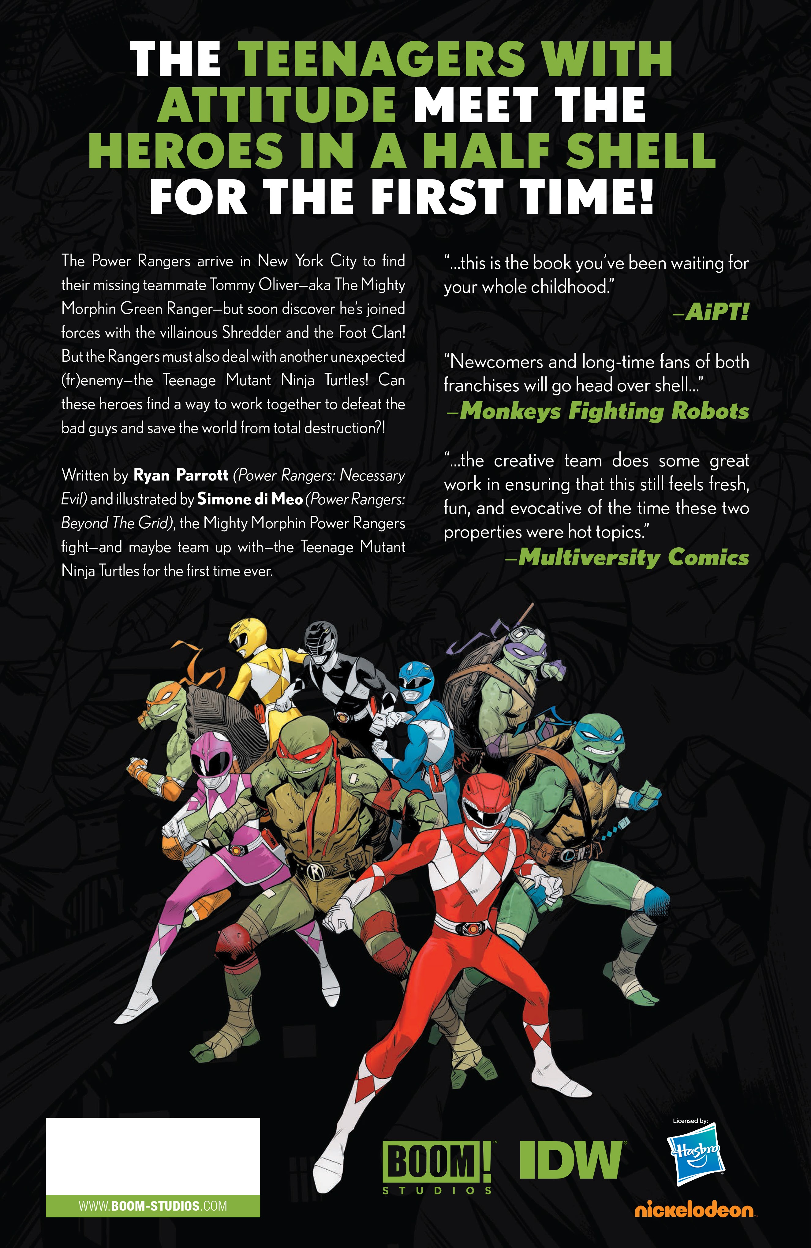 Read online Mighty Morphin Power Rangers: Teenage Mutant Ninja Turtles comic -  Issue # _TPB - 140
