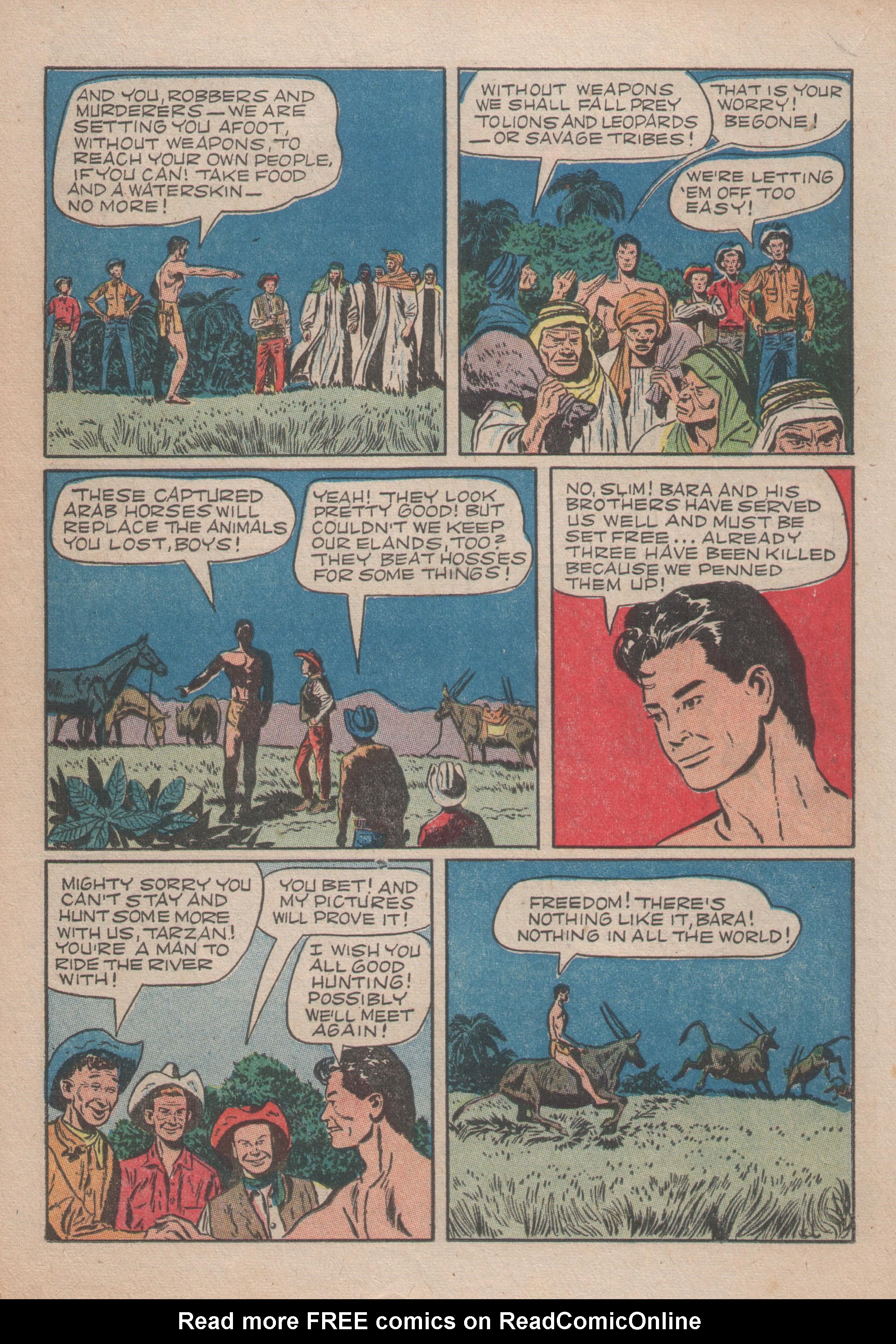 Read online Tarzan (1948) comic -  Issue #33 - 18