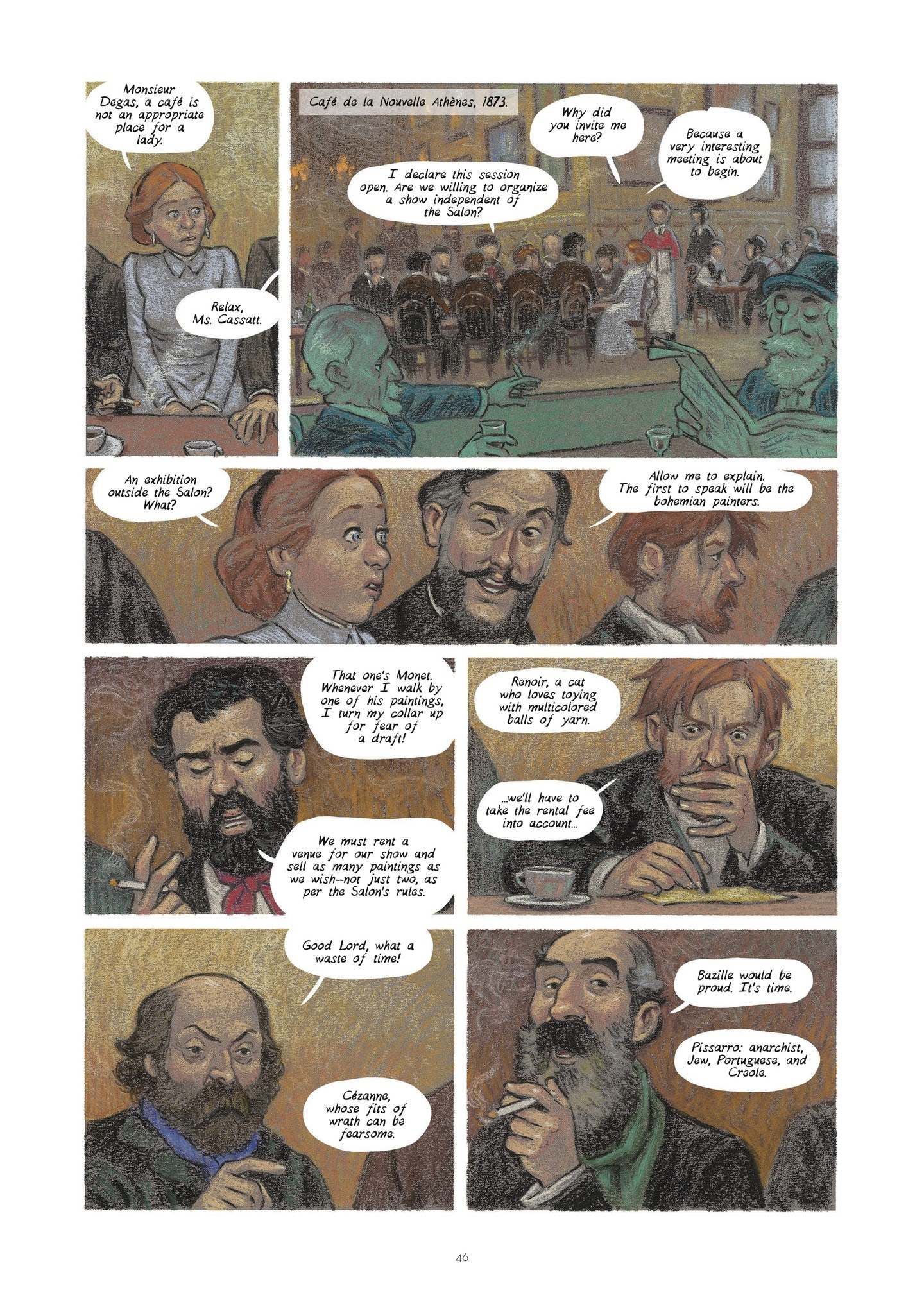 Read online Degas and Cassatt: The Dance of Solitude comic -  Issue # TPB - 45