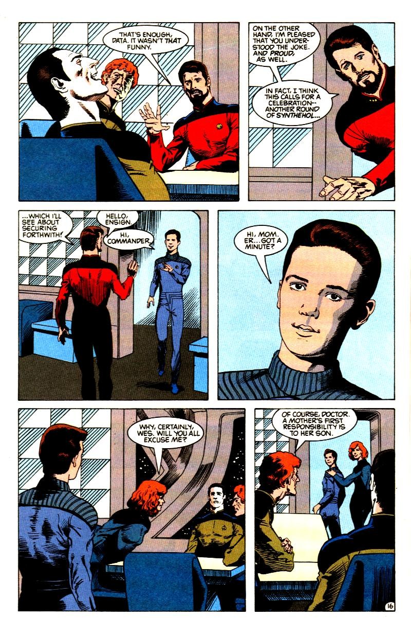 Read online Star Trek: The Next Generation (1989) comic -  Issue #5 - 17