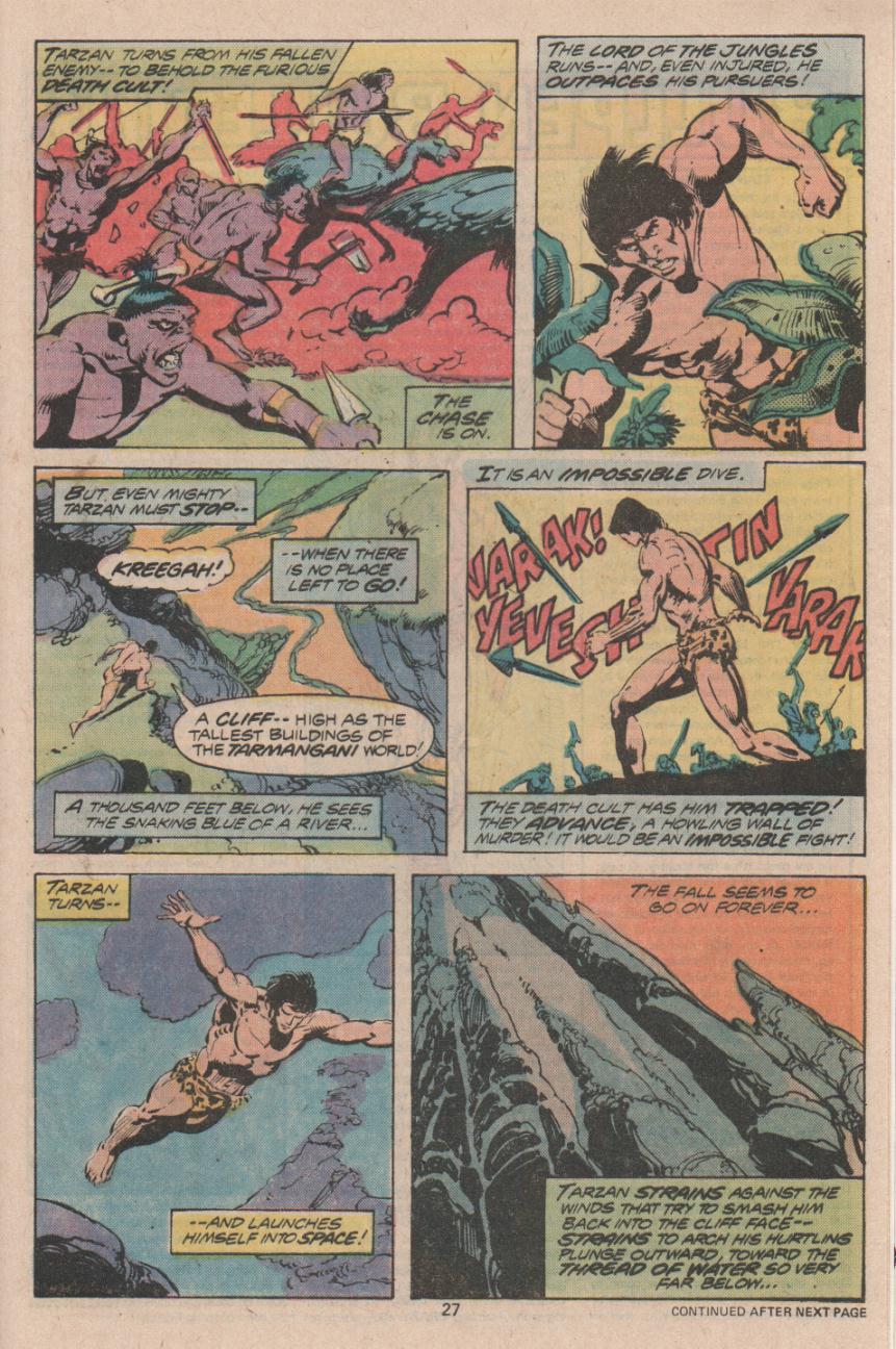Read online Tarzan (1977) comic -  Issue #17 - 16