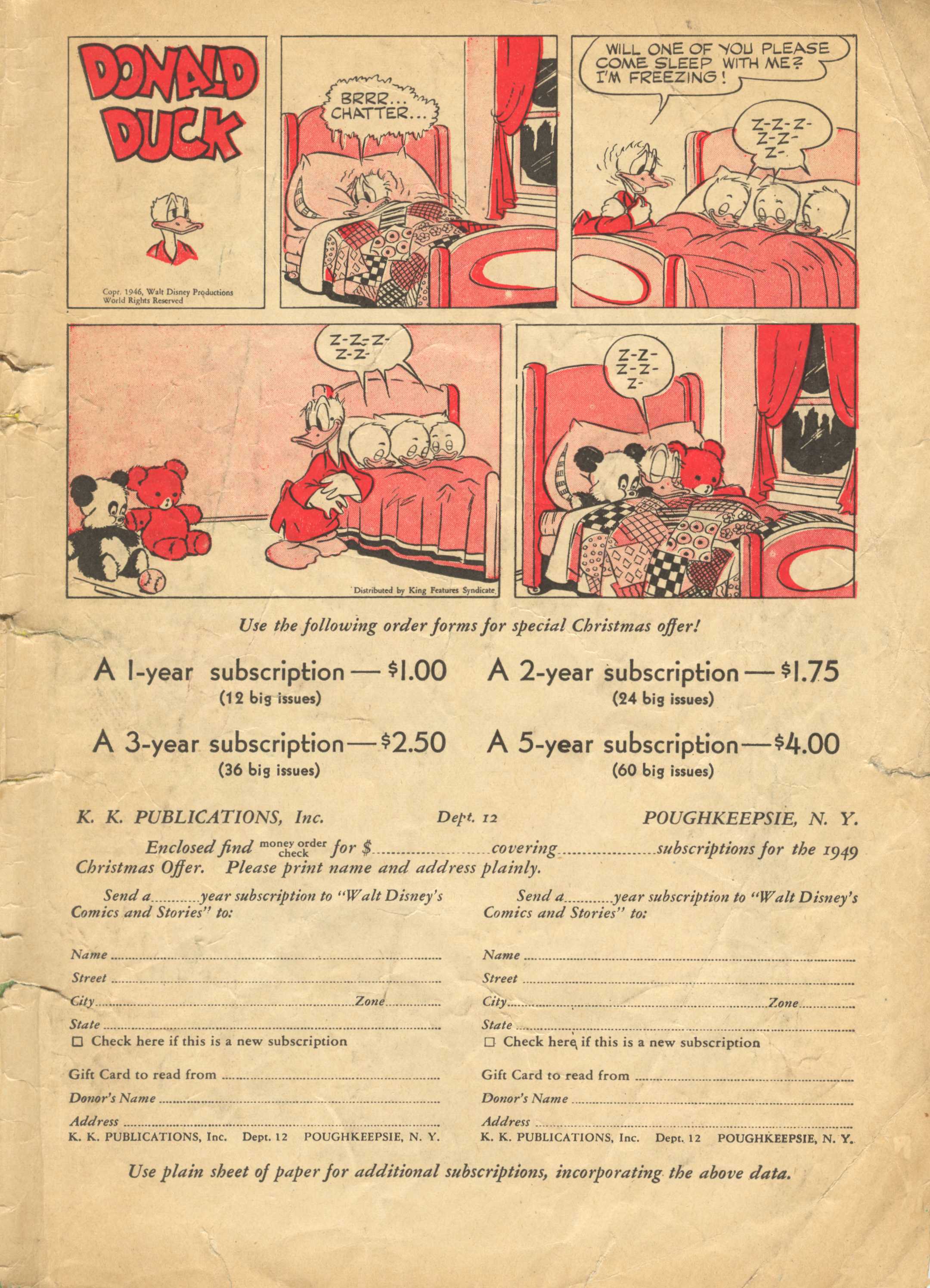 Read online Walt Disney's Comics and Stories comic -  Issue #111 - 53