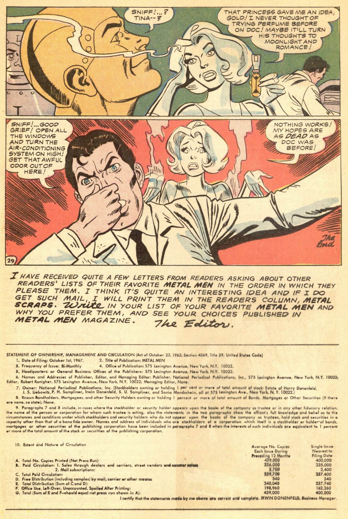 Read online Metal Men (1963) comic -  Issue #30 - 33